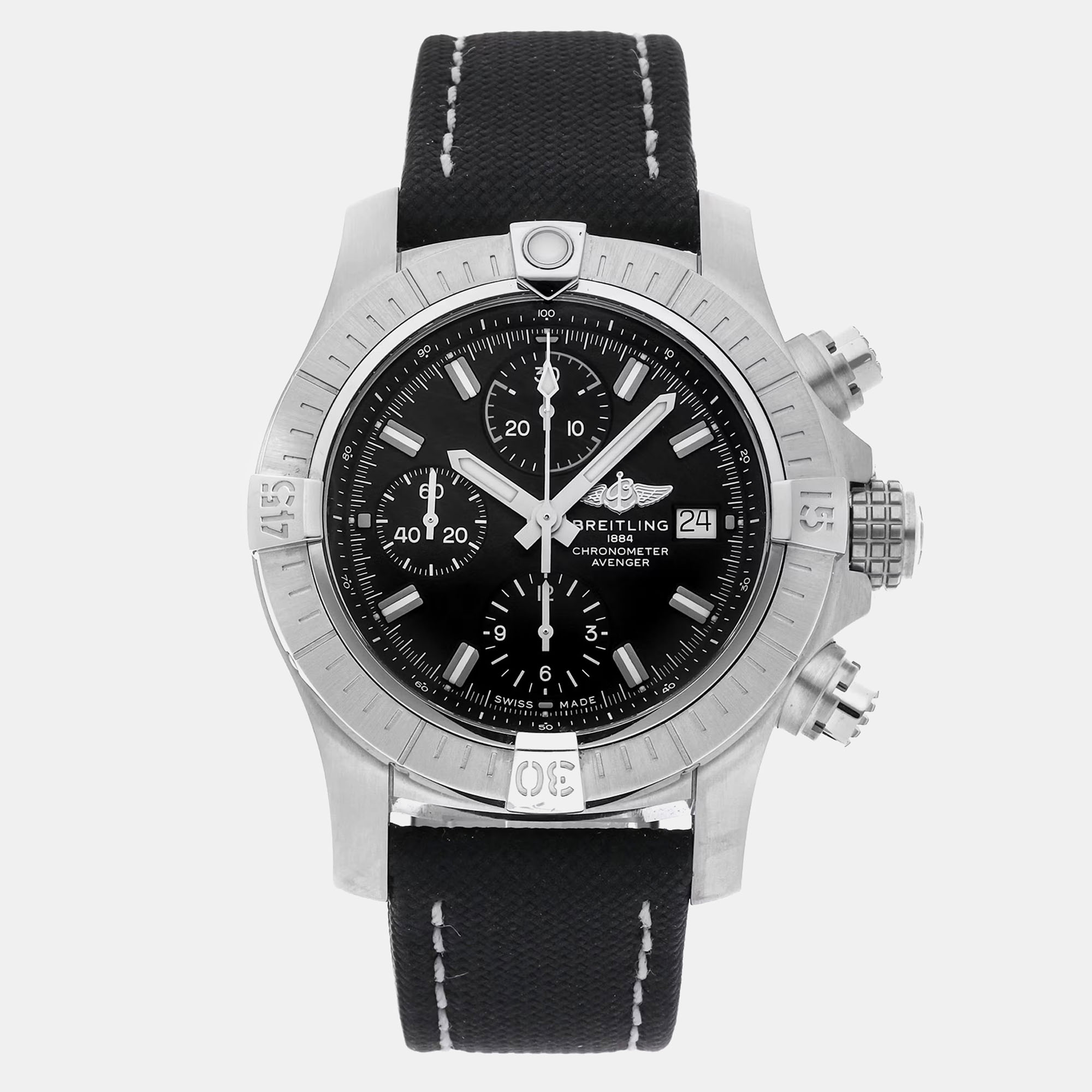 

Pre-Owned Breitling Avenger Chronograph A13385101B1X1, Black