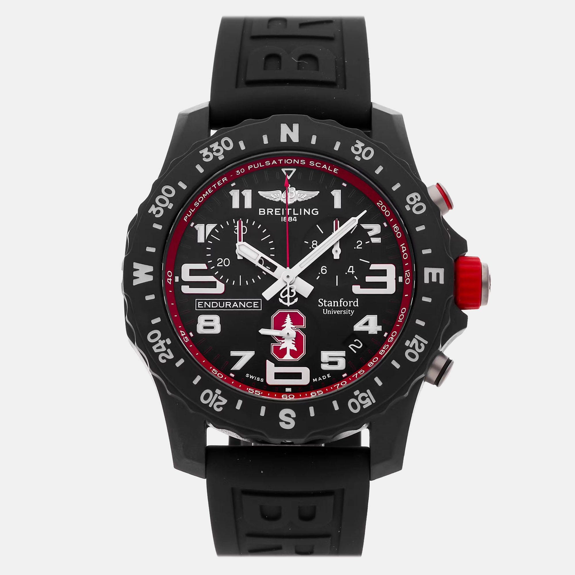 

Pre-Owned Breitling Endurance Pro Stanford University X823109C1B1S1, Black