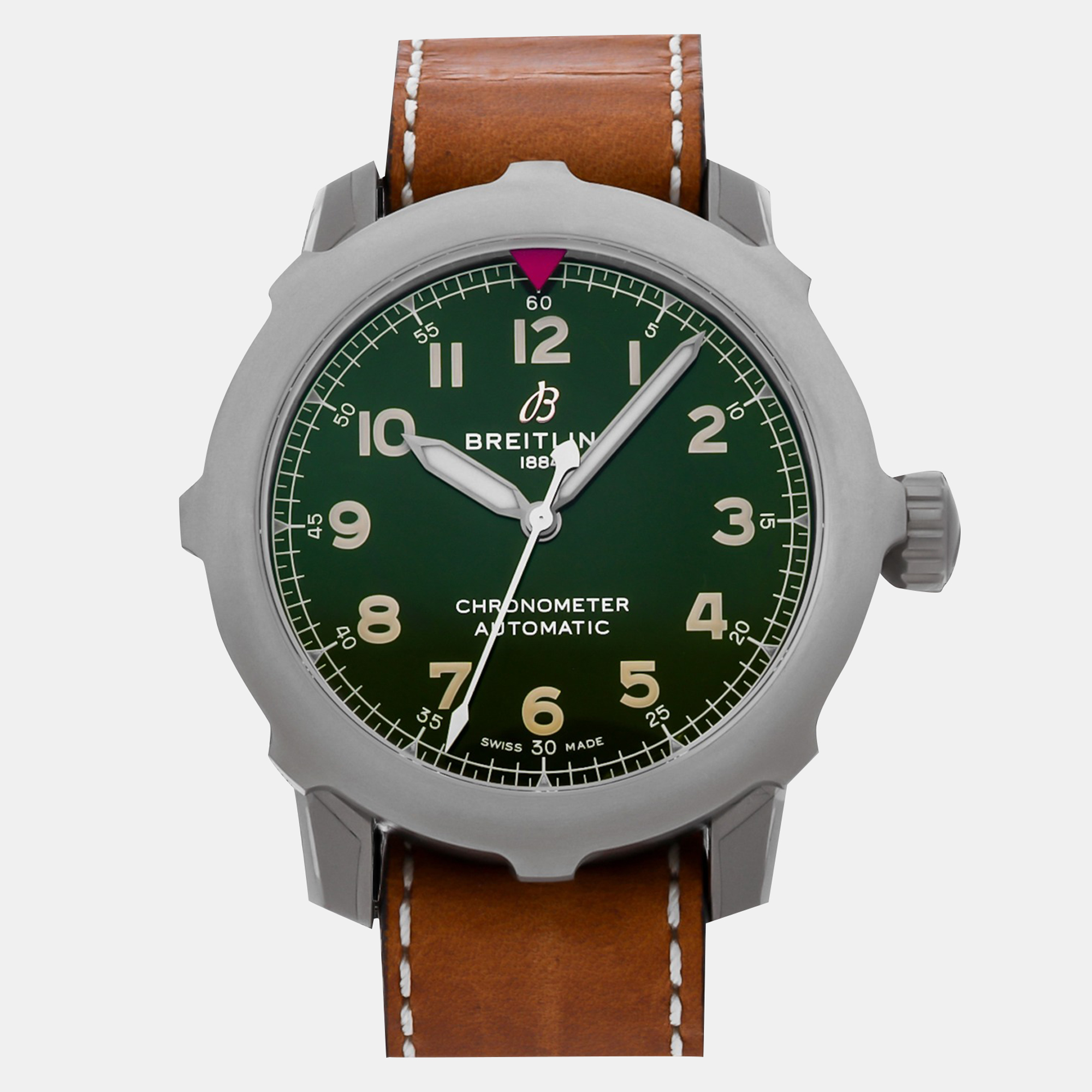

Pre-Owned Breitling Aviator Super, Green