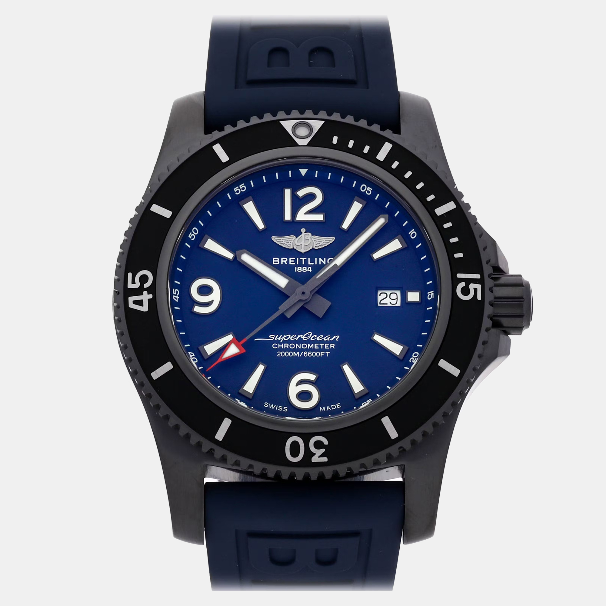 

Pre-Owned Breitling Superocean M17368D71C1S2 46 mm, Blue