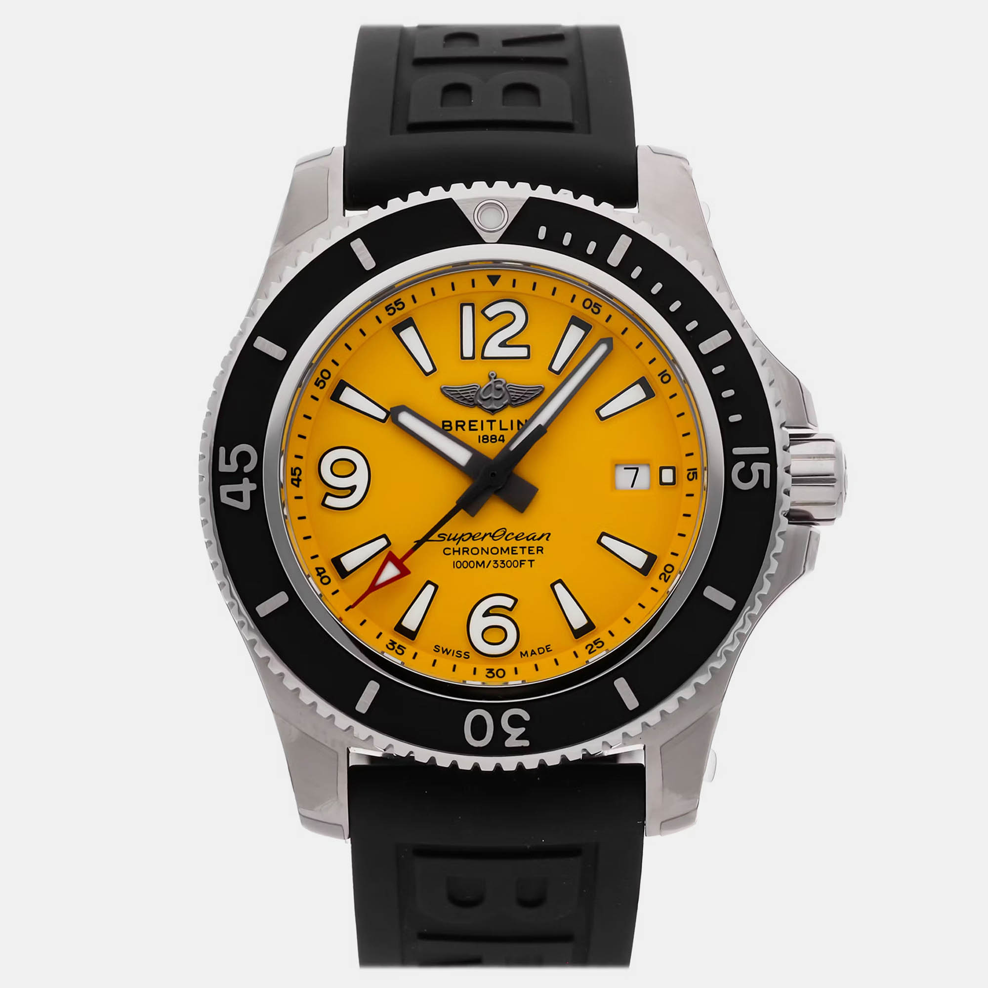

Pre-Owned Breitling Superocean 44 A17367021I1S1 Men's Watch Automatic 44 mm, Yellow