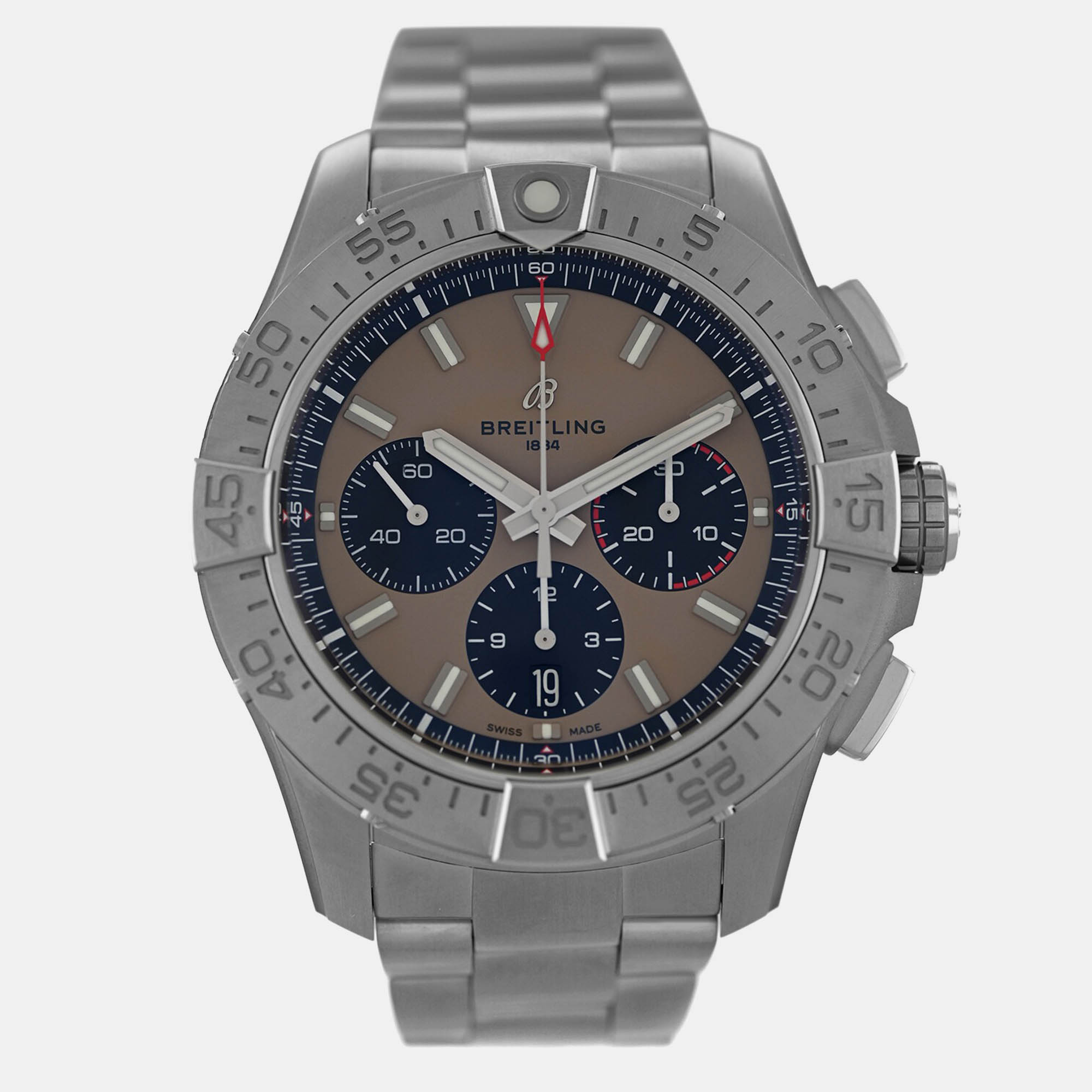 

Breitling Avenger AB0147101A1A1 Automatic Brown Stainless Steel Men’s Wristwatch 44 mm