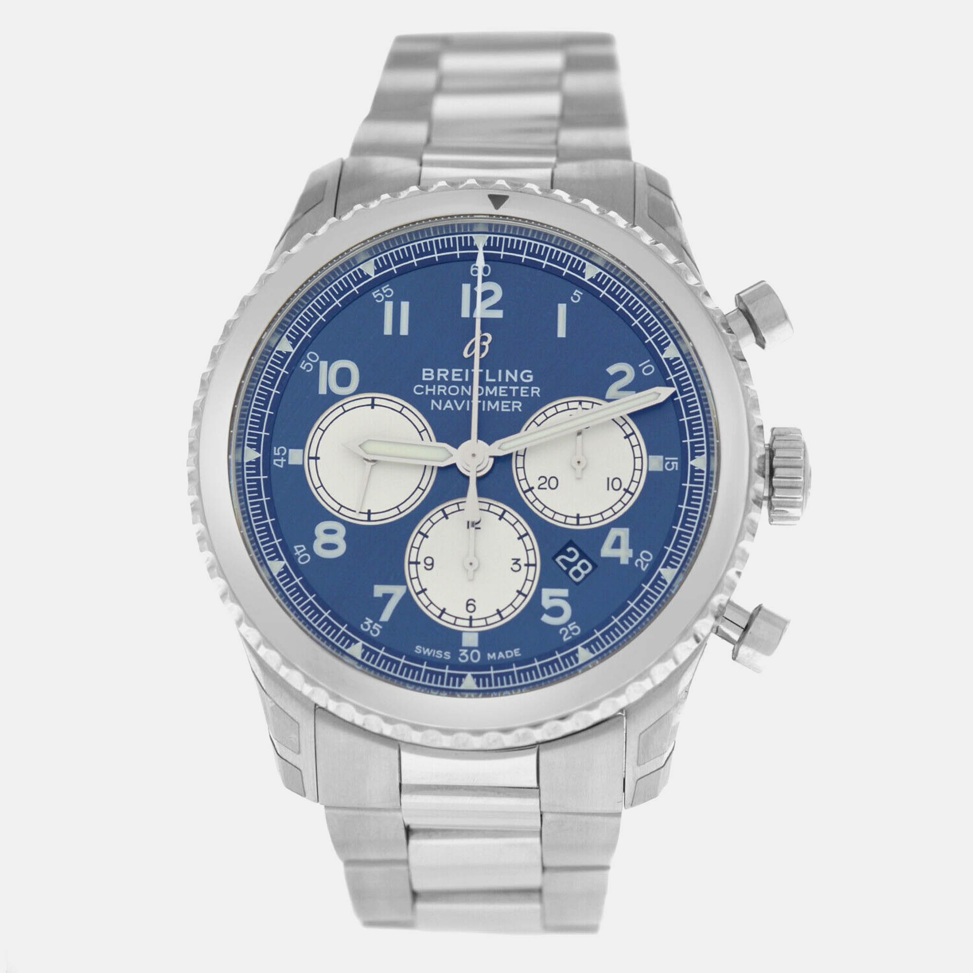 

Breitling Navitimer AB0117131C1A1 Automatic Blue Stainless Steel Men’s Wristwatch 43 mm