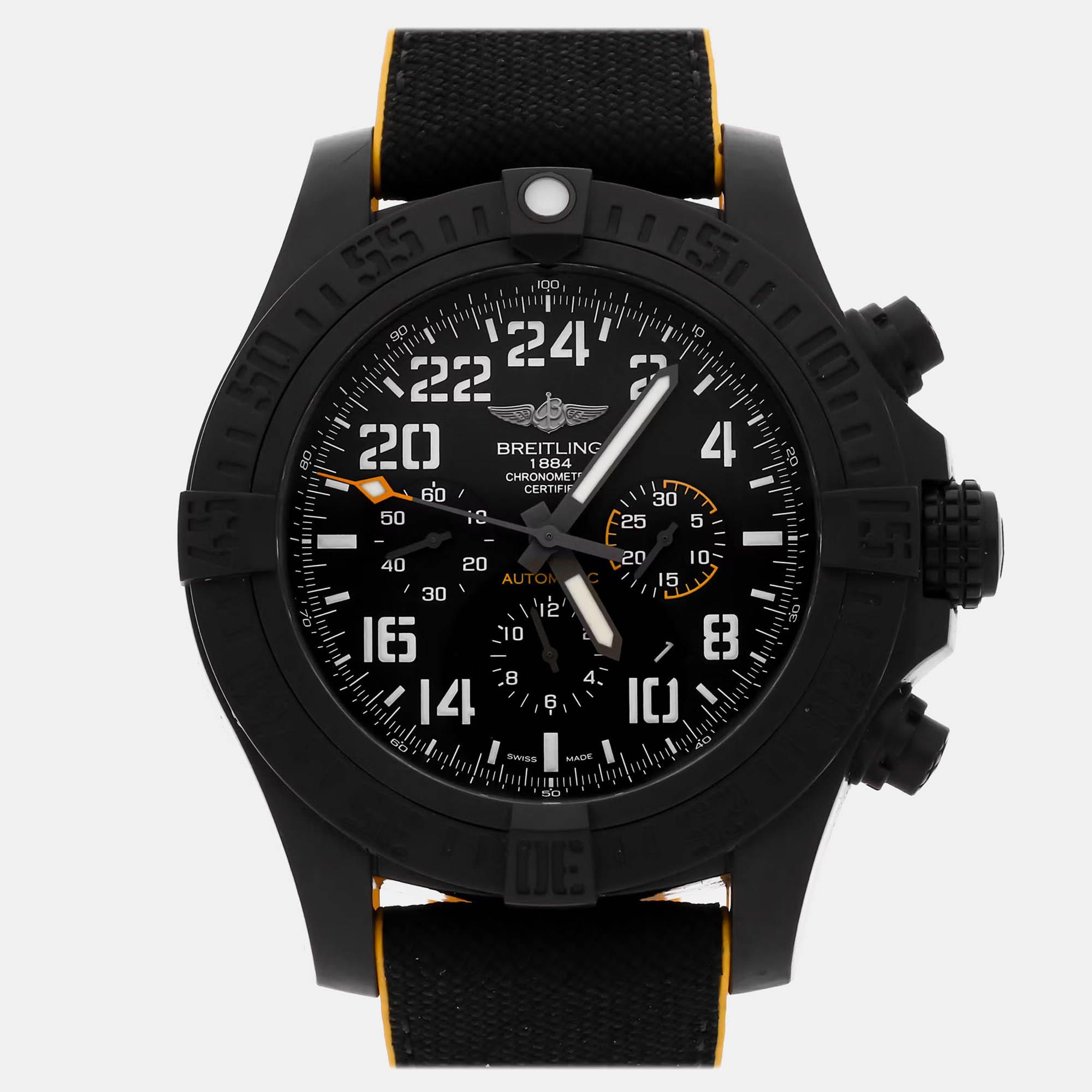 

Pre-Owned Breitling Avenger Hurricane XB1210E4/BE89 50 mm, Black