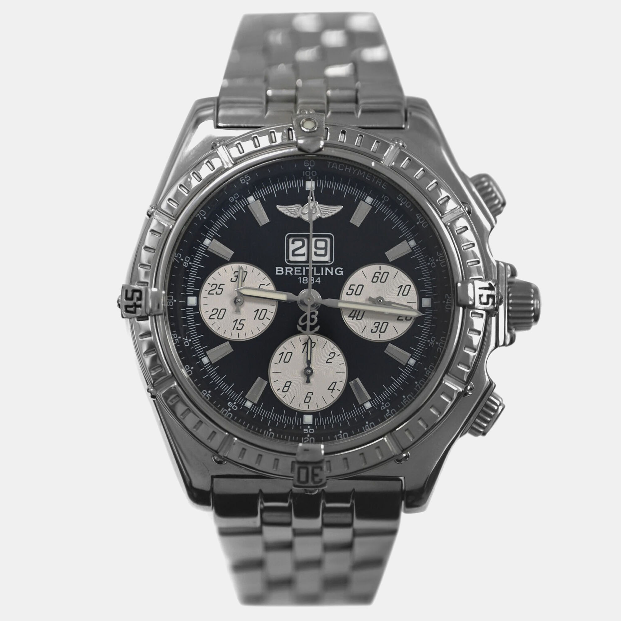 

Breitling Crosswind A43355 Automatic Black Stainless Steel Men's Wristwatch 44 mm