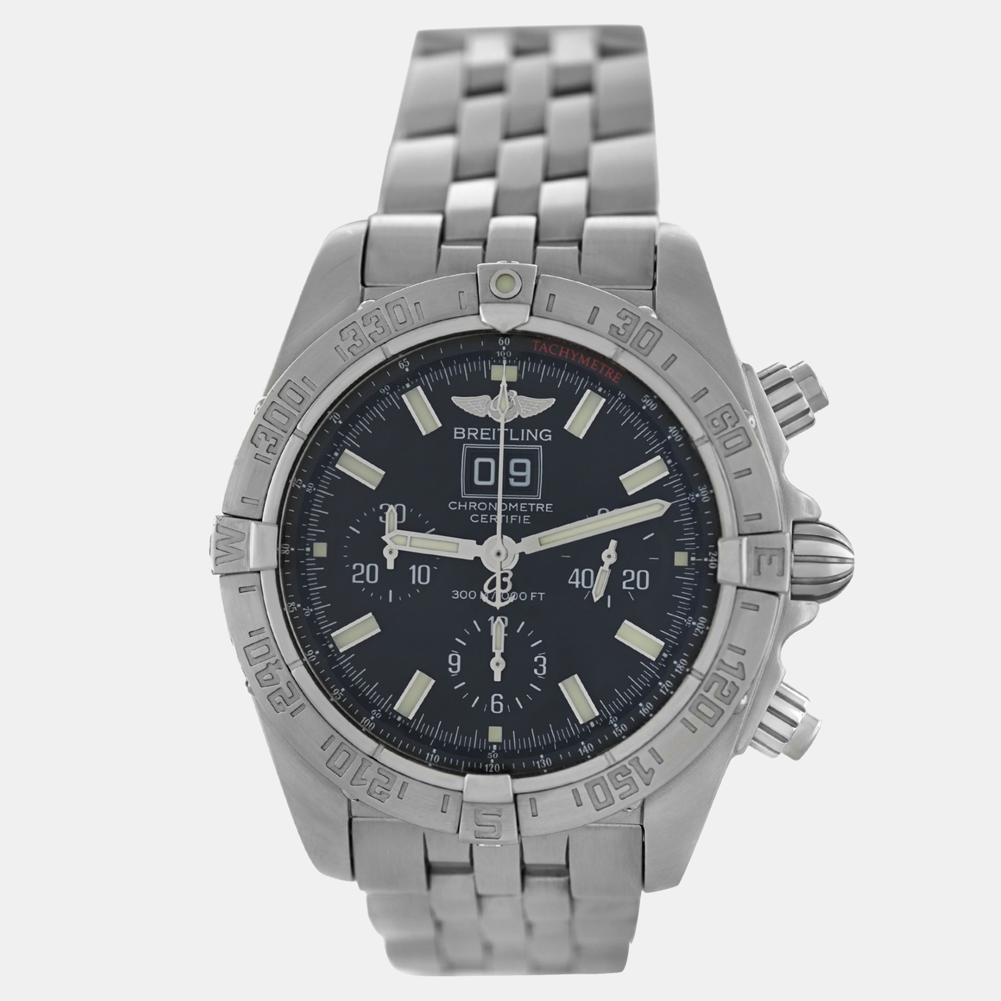

Breitling Blackbird A44359 Automatic Black Stainless Steel Men's Wristwatch 44 mm