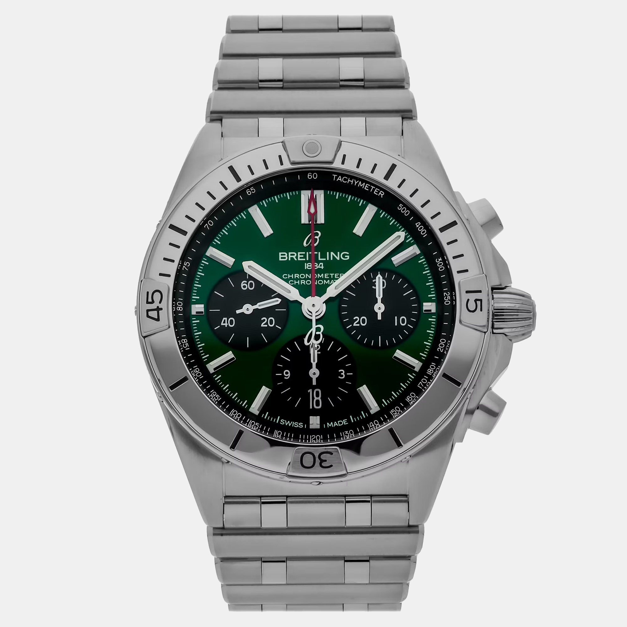 

Breitling Chronomat AB0134101L1A1 Automatic Green Stainless Steel Men’s Wristwatch 42 mm