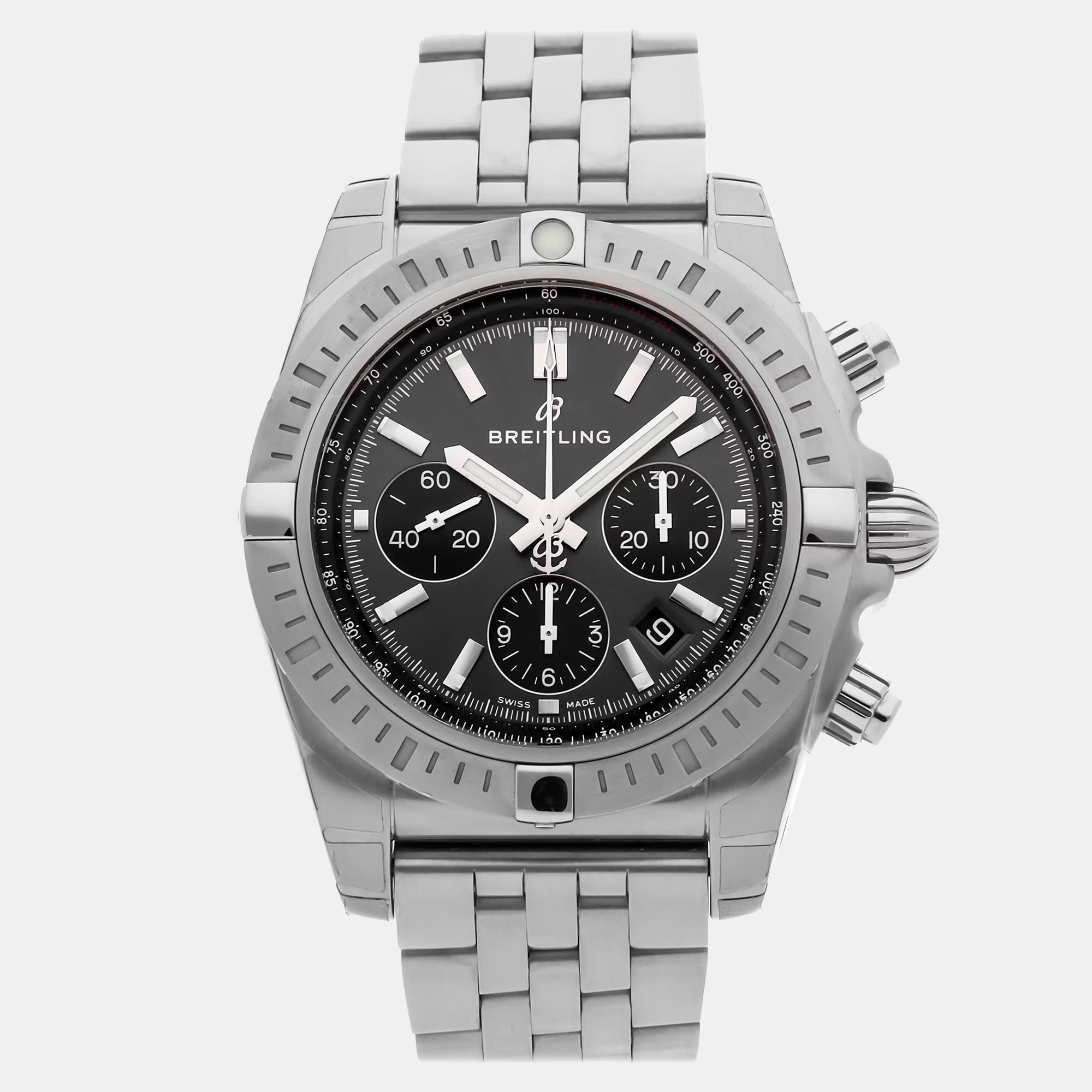 

Breitling Chronomat AB0115101F1A1 Automatic Grey Stainless Steel Men’s Wristwatch 44 mm
