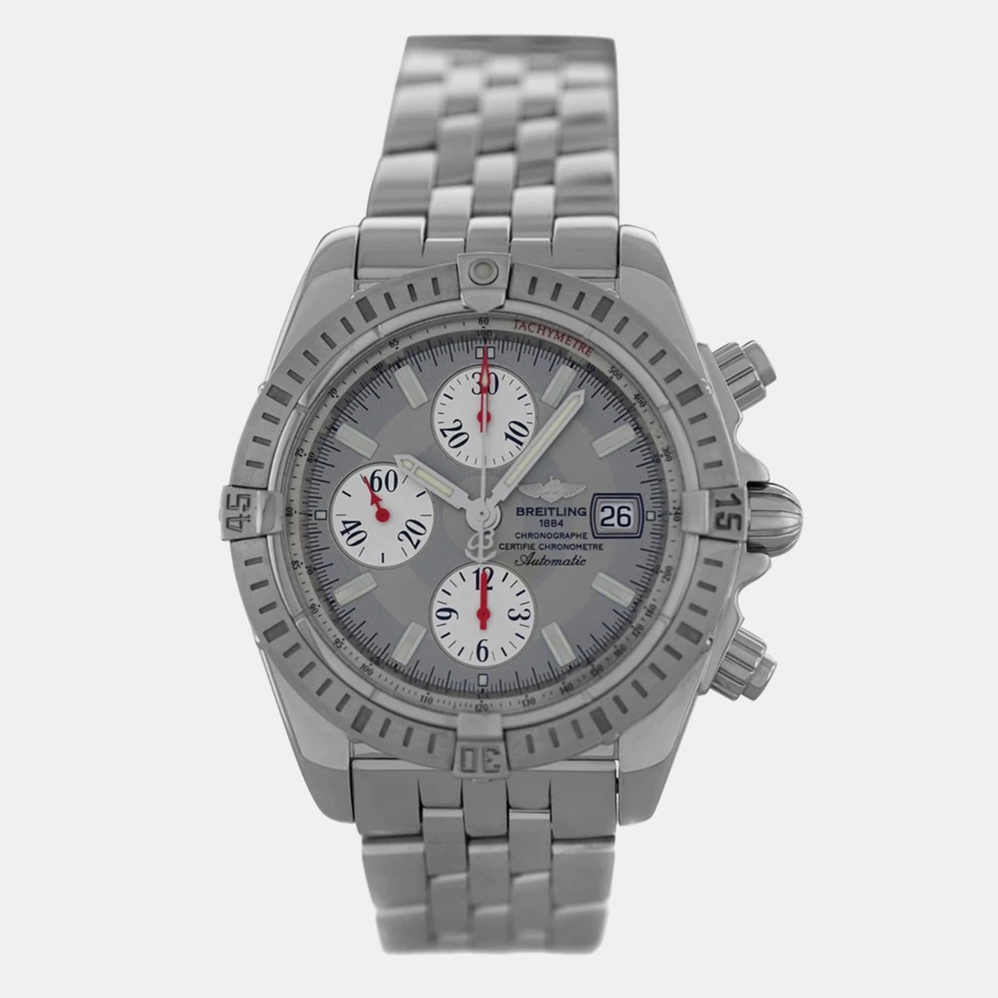

Breitling Chronomat A13356 Automatic Silver Stainless Steel Men's Wristwatch 44 mm