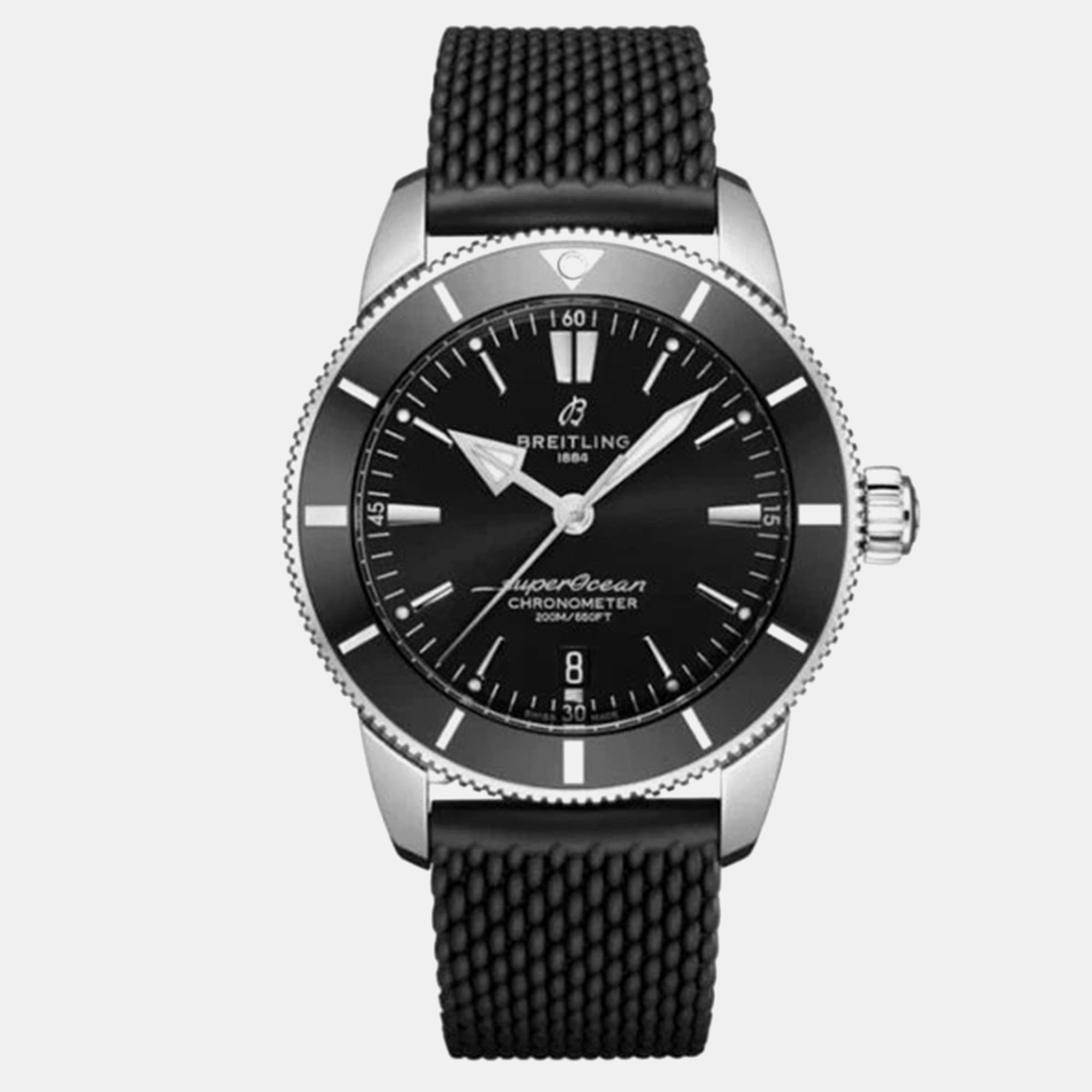

Breitling Superocean Heritage AB2030 Automatic Black Stainless Steel Men's Wristwatch 44 mm