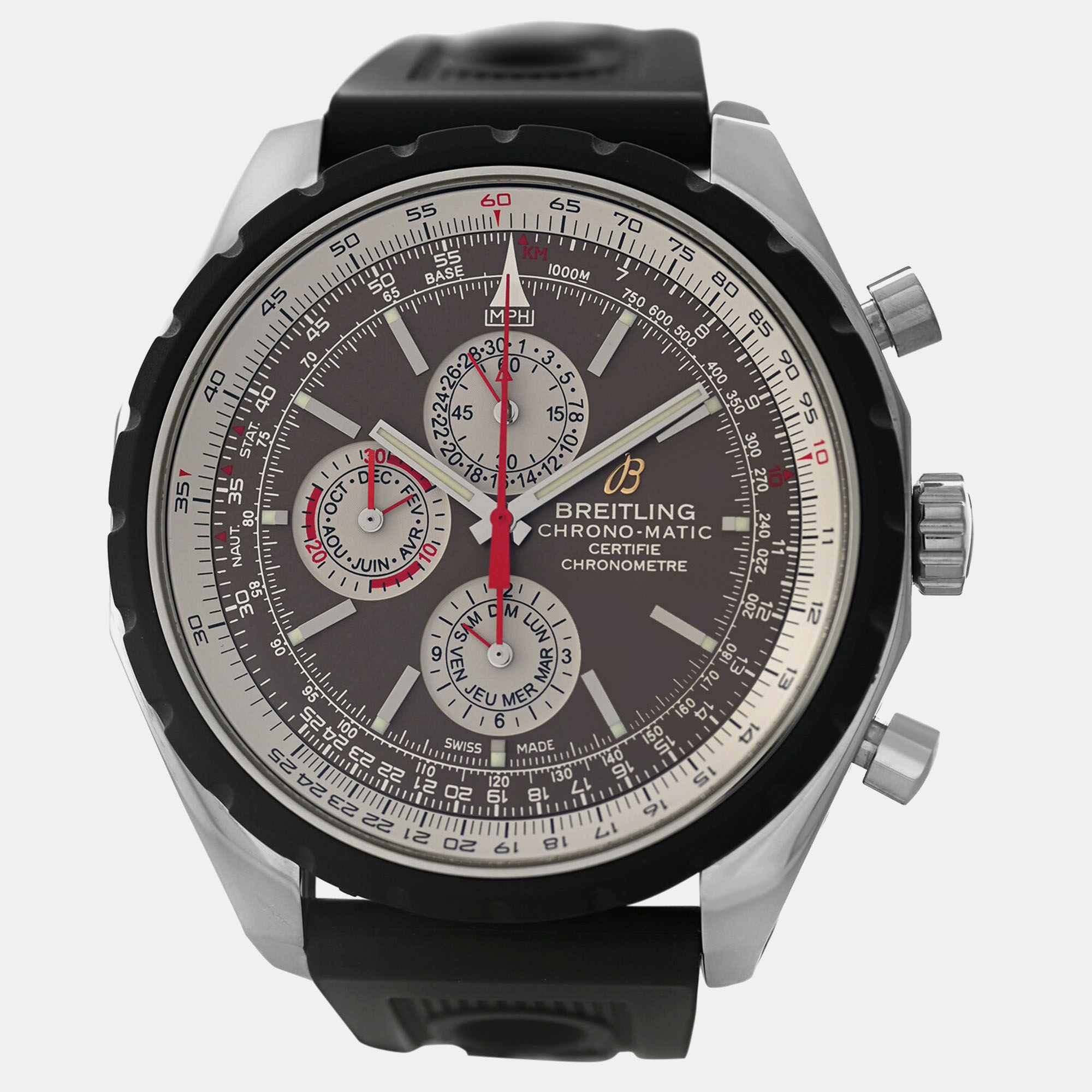 

Breitling Chronomat A19360 Automatic Brown Stainless Steel Men's Wristwatch 49 mm