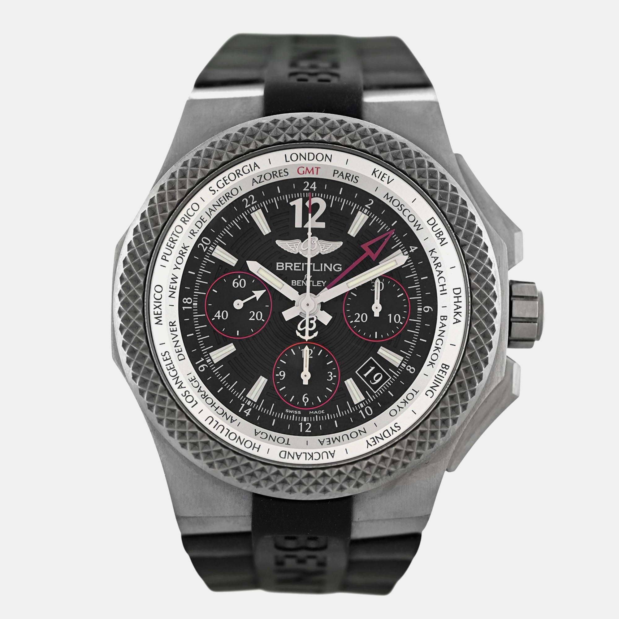 

Breitling Bentley EB0433 Automatic Black Titanium Men's Wristwatch 45 mm