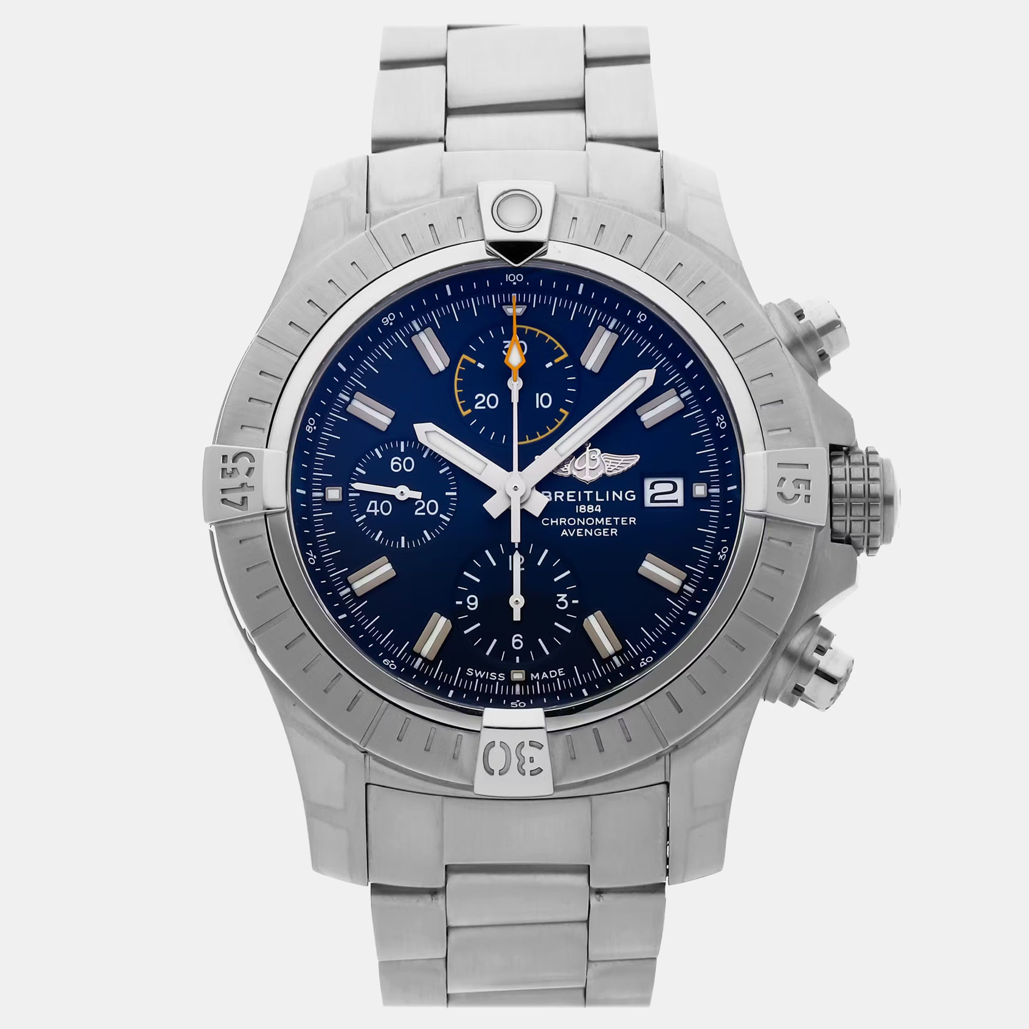 

Pre-Owned Breitling Avenger Chronograph A13317101C1A1, Blue