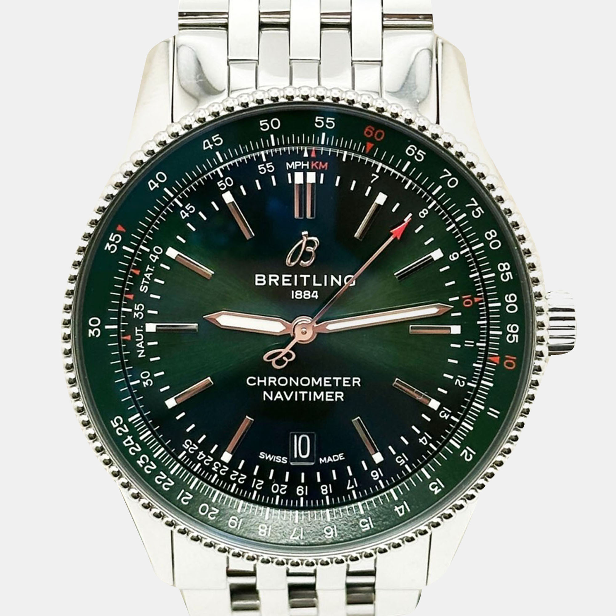 

Breitling Navitimer A17326 Automatic Green Stainless Steel Unisex Wristwatch 41 mm