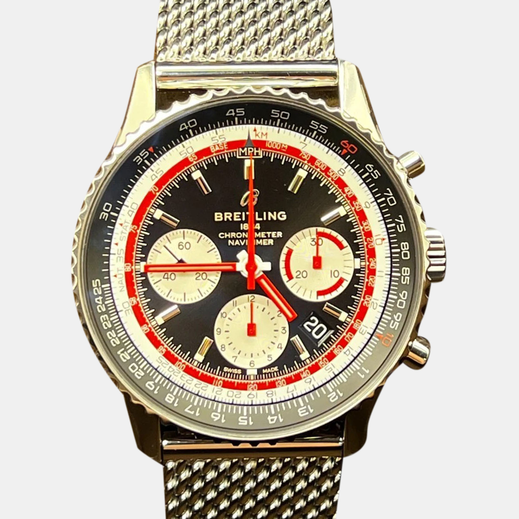

Breitling Navitimer AB0121 Automatic Black Stainless Steel Men's Wristwatch 43 mm