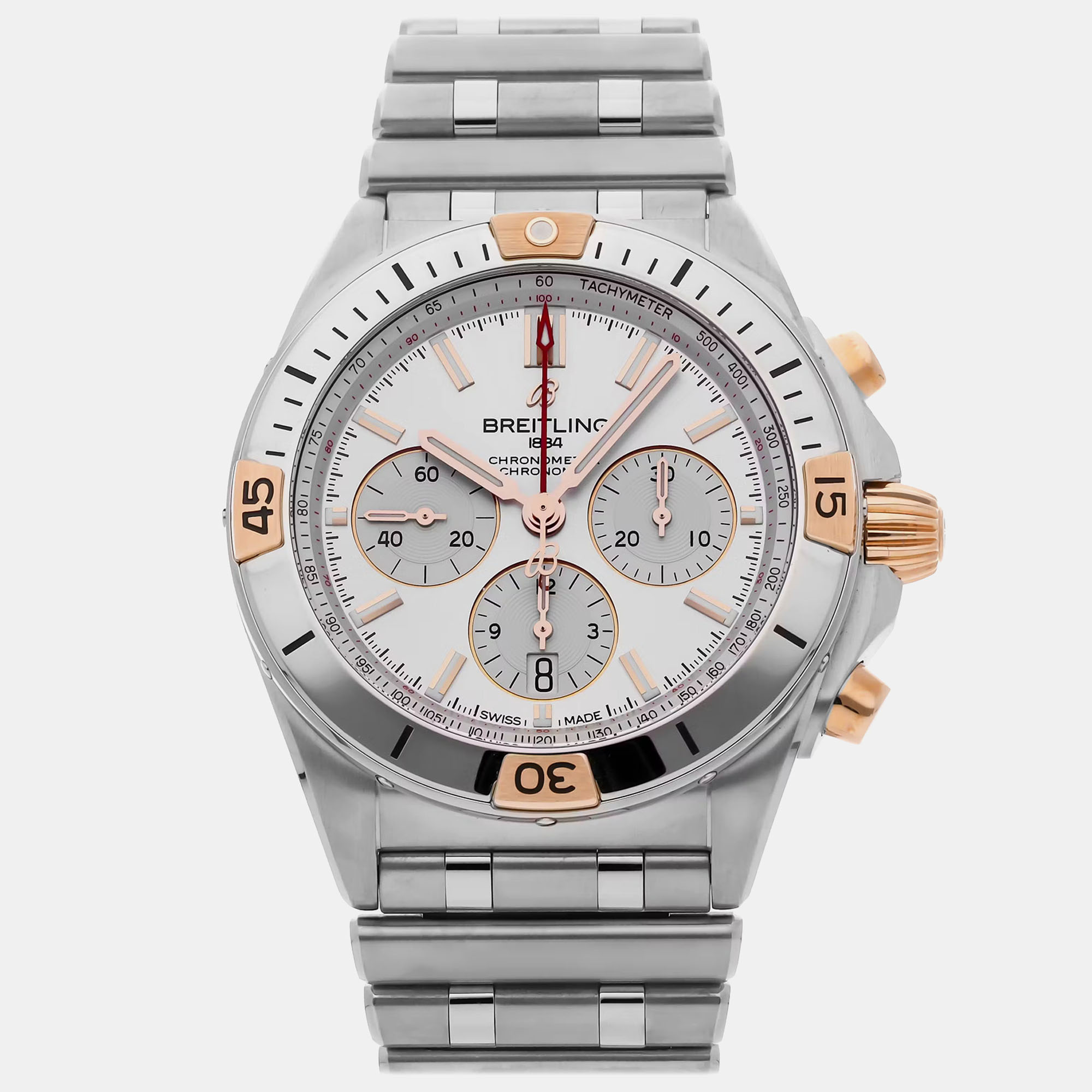 

Pre-Owned Breitling Chronomat B01 IB0134101G1A1, Silver
