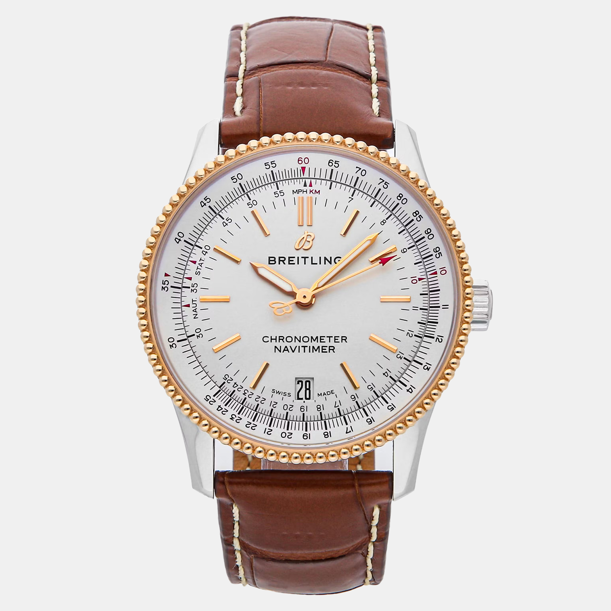 

Pre-Owned Breitling Navitimer U17325211G1P1, Silver