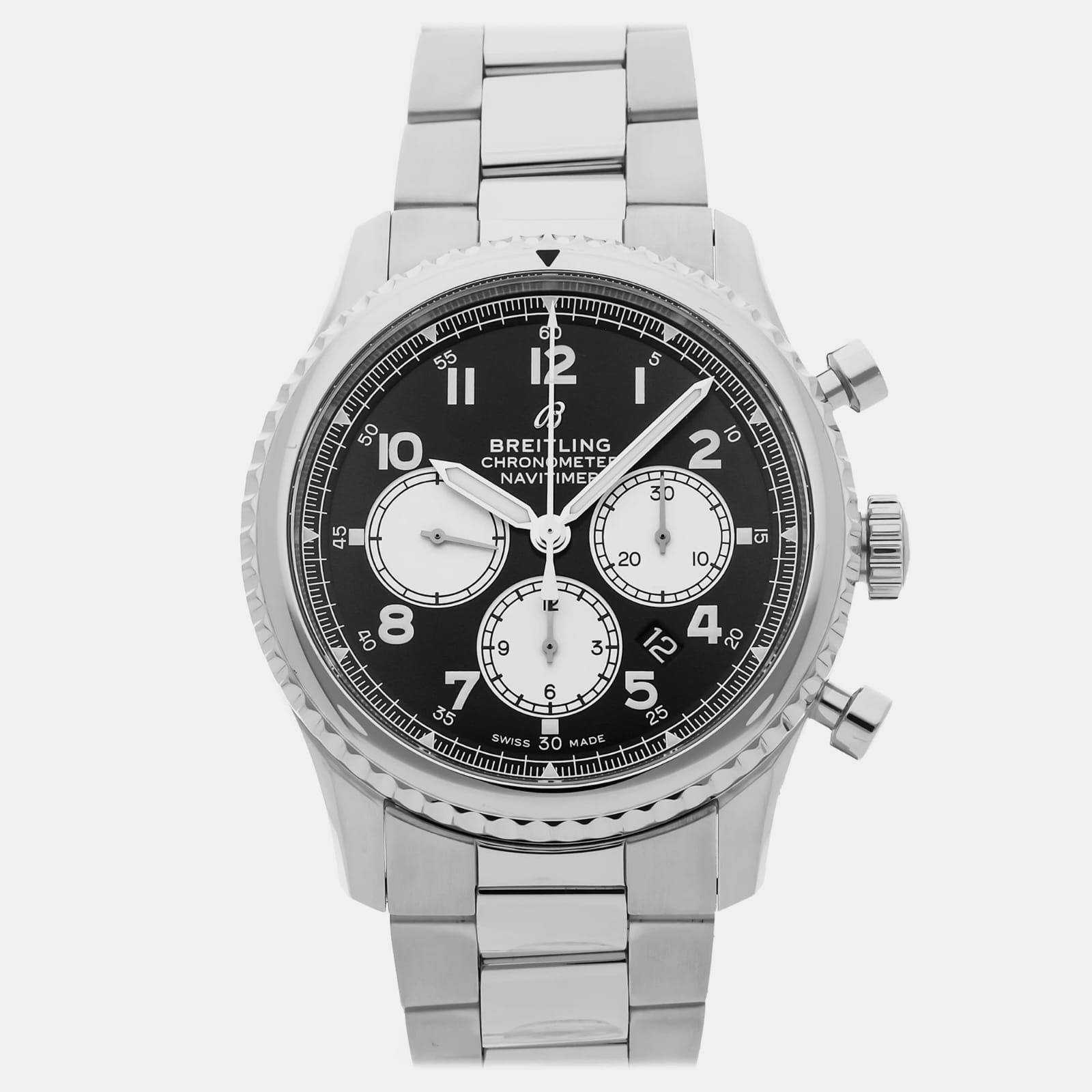 

Pre-Owned Breitling Navitimer 8 B01 Chronograph AB0117131B1A1, Black