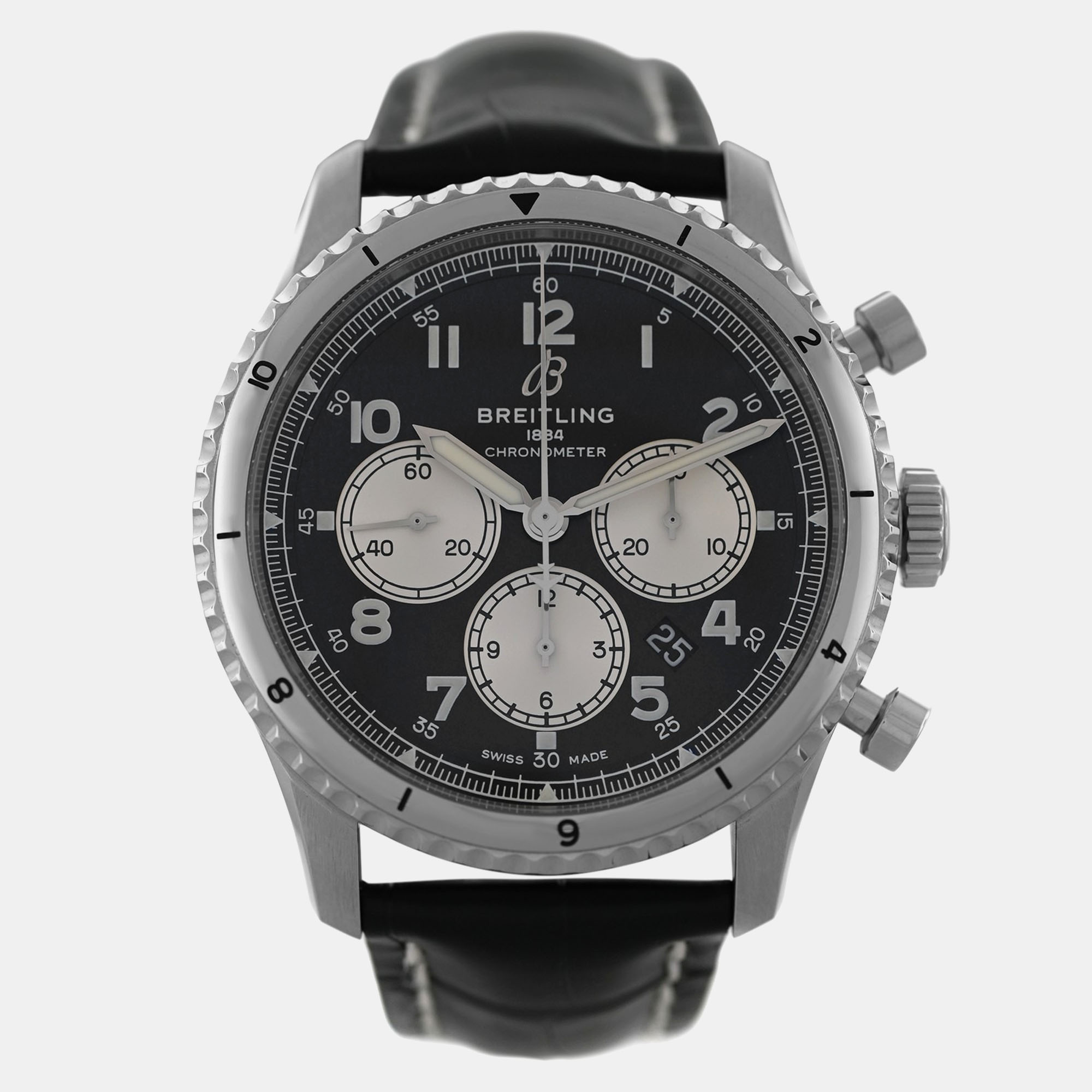 

Breitling Aviator 8 AB01191A1B1P1 Automatic Black Stainless Steel Men's Wristwatch 43 mm