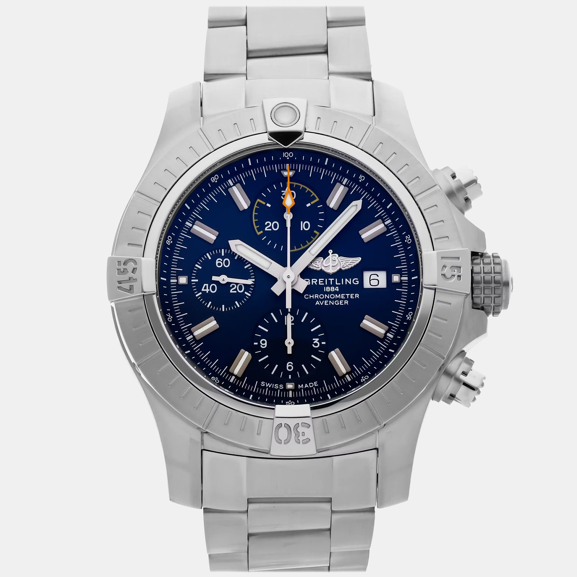 

Pre-Owned Breitling Avenger Chronograph A13317101C1A1 45 mm, Blue