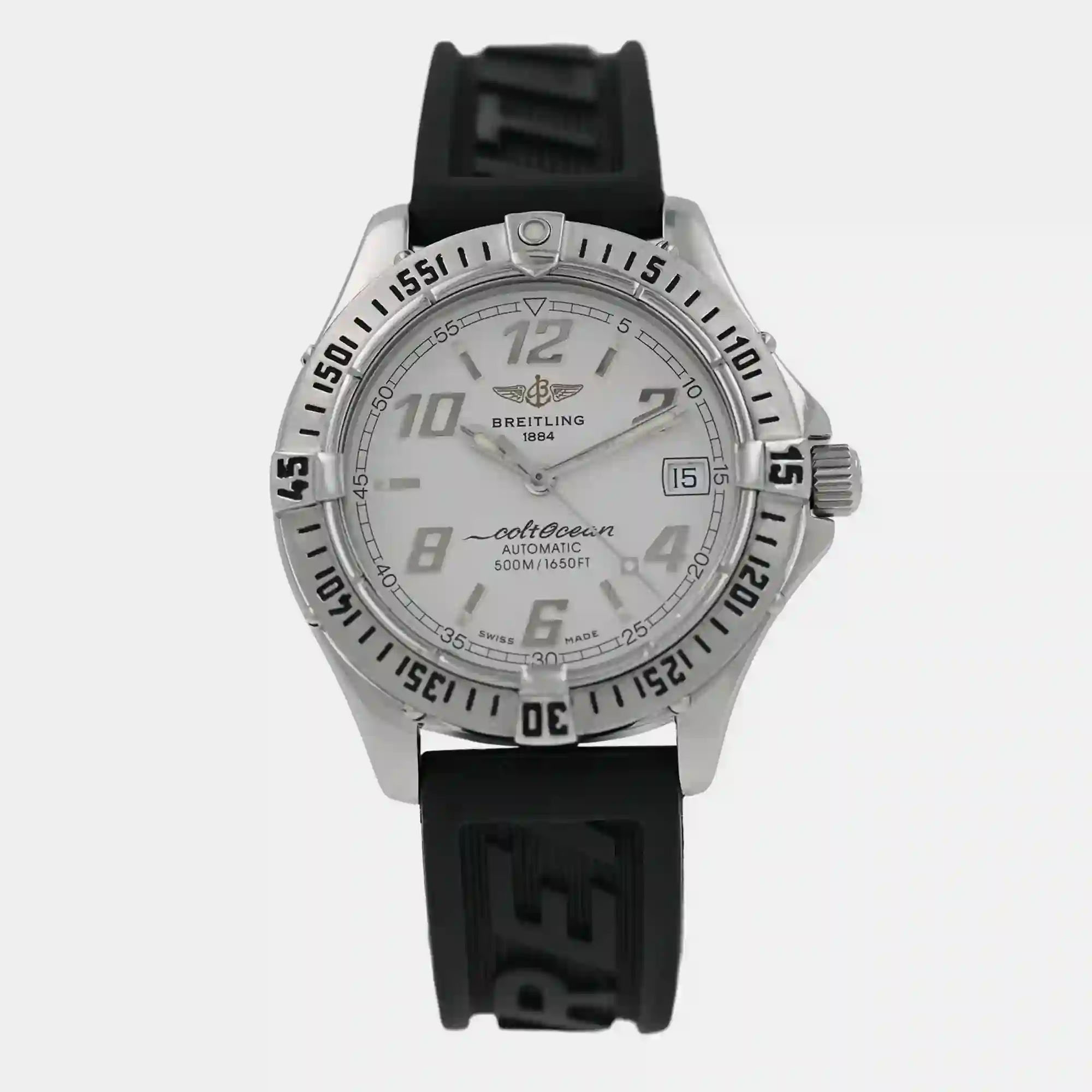 

Breitling Colt A17350 Automatic White Dial Stainless Steel Men's Wristwatch 38 mm