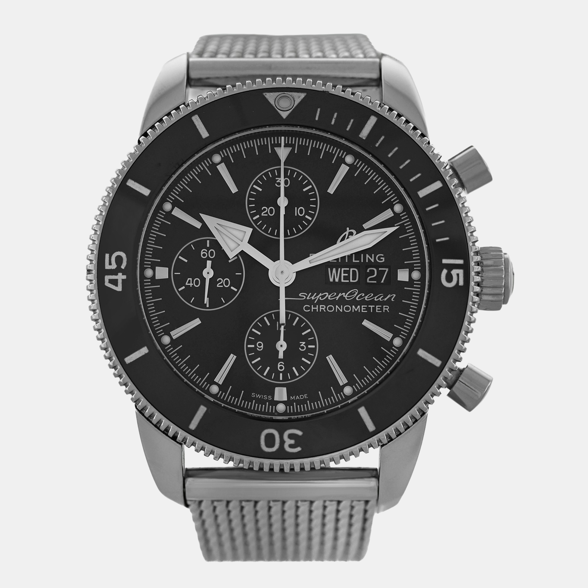 

Breitling Superocean Heritage A13313 Automatic Stainless Steel Men's Wristwatch 44 mm, Black