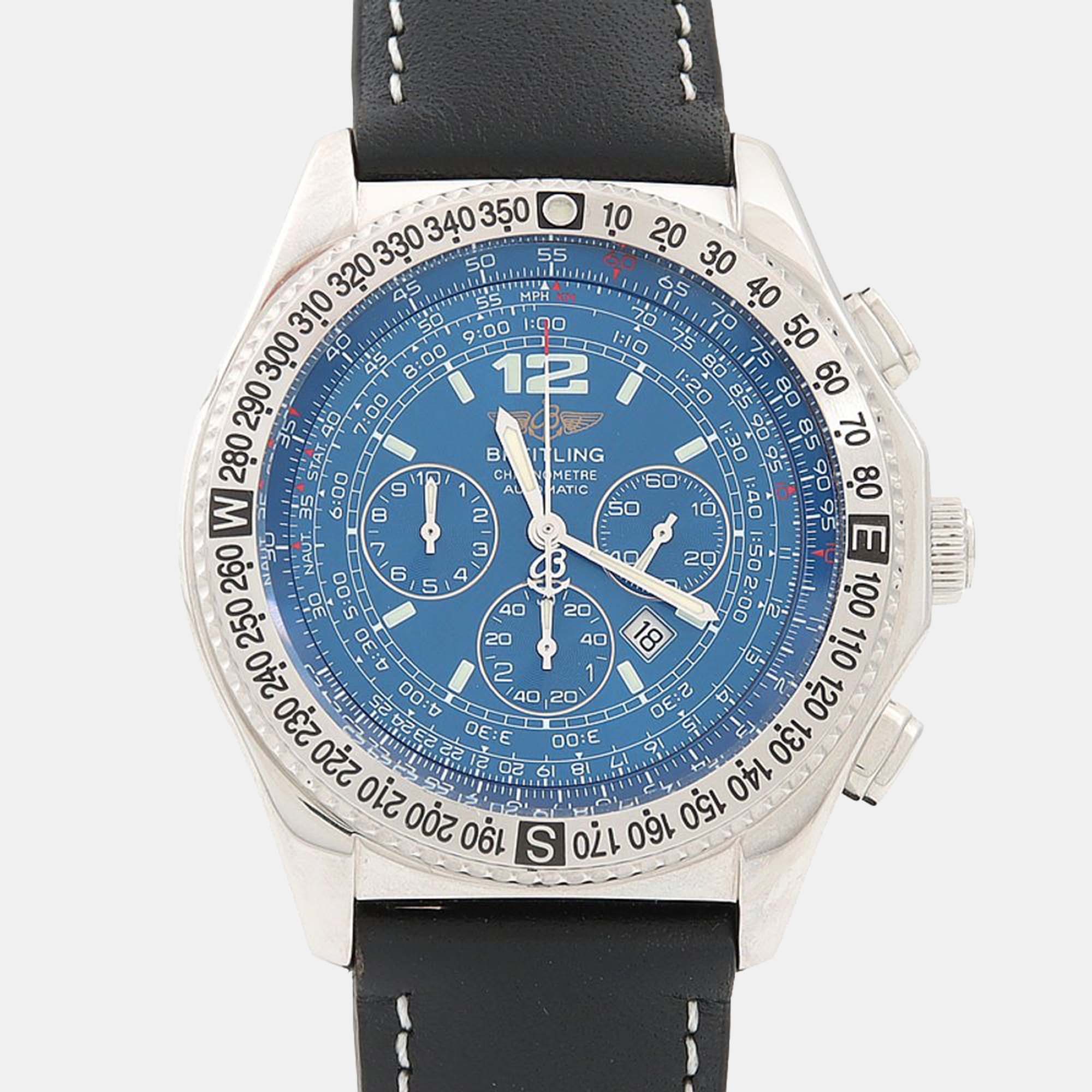 

Breitling B2 A42362 Automatic Blue Stainless Steel Men's Wristwatch