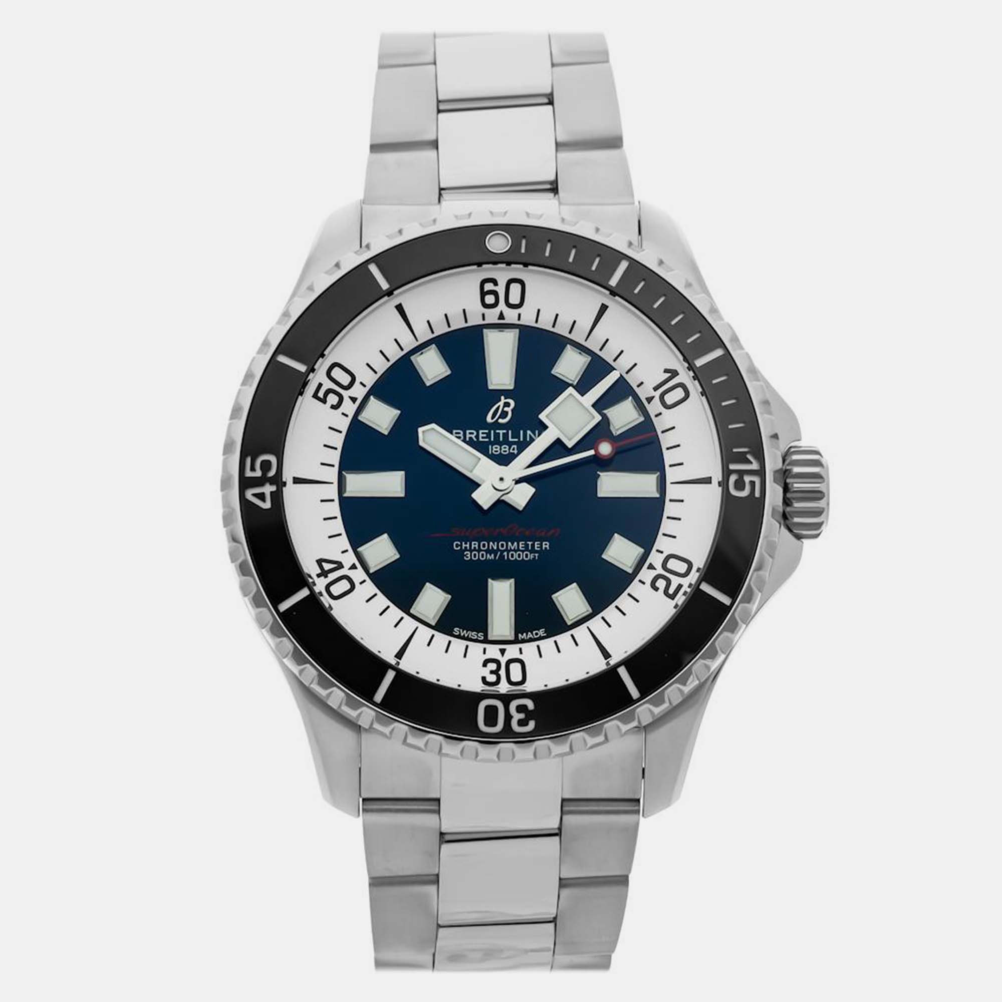 

Breitling Superocean A17376211C1A1 Automatic Blue Dial Stainless Steel Men's Wristwatch