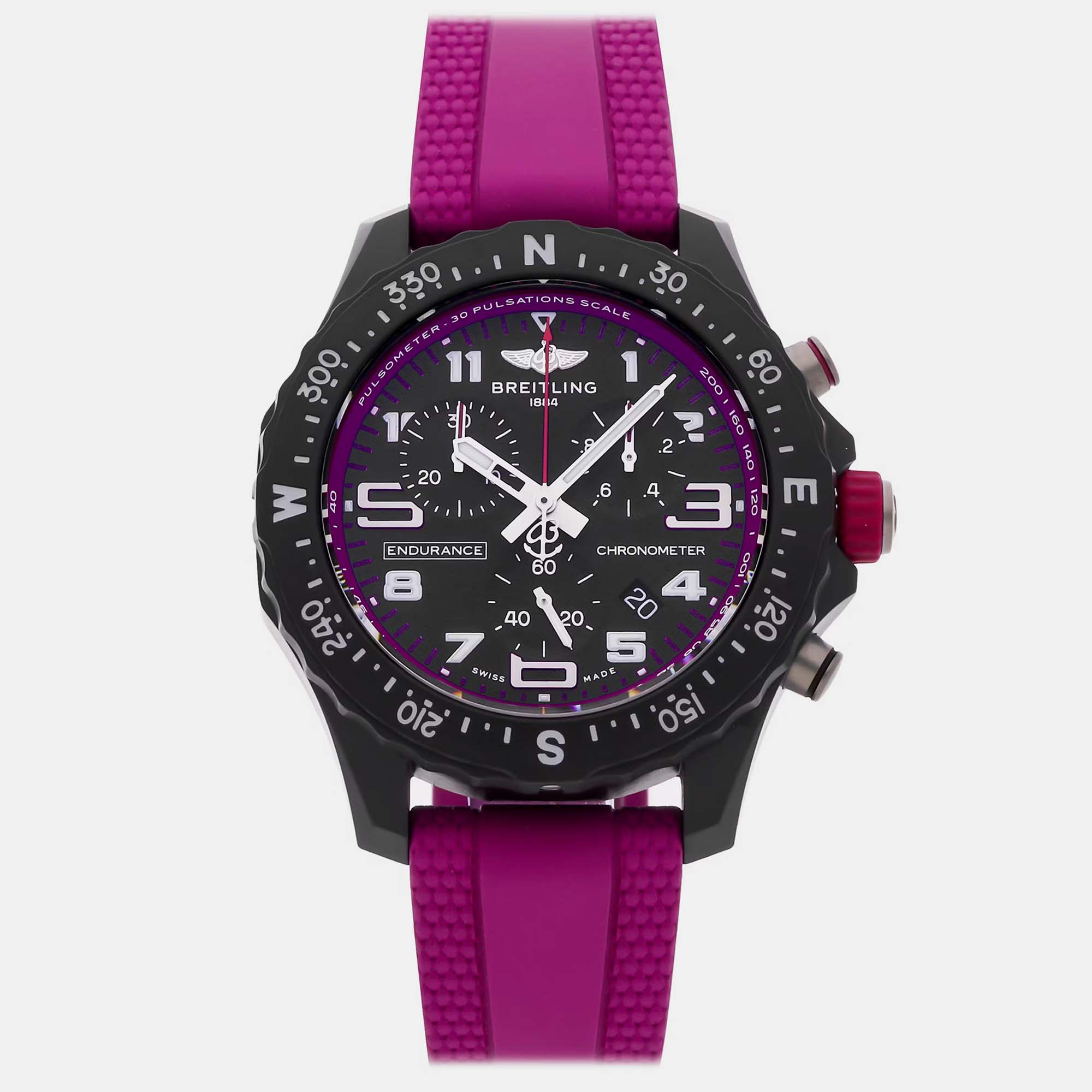 

Breitling Endurance Pro X83310F61B1S1 Quartz Chronograph Black Dial Breitlight Men's Wristwatch 44mm