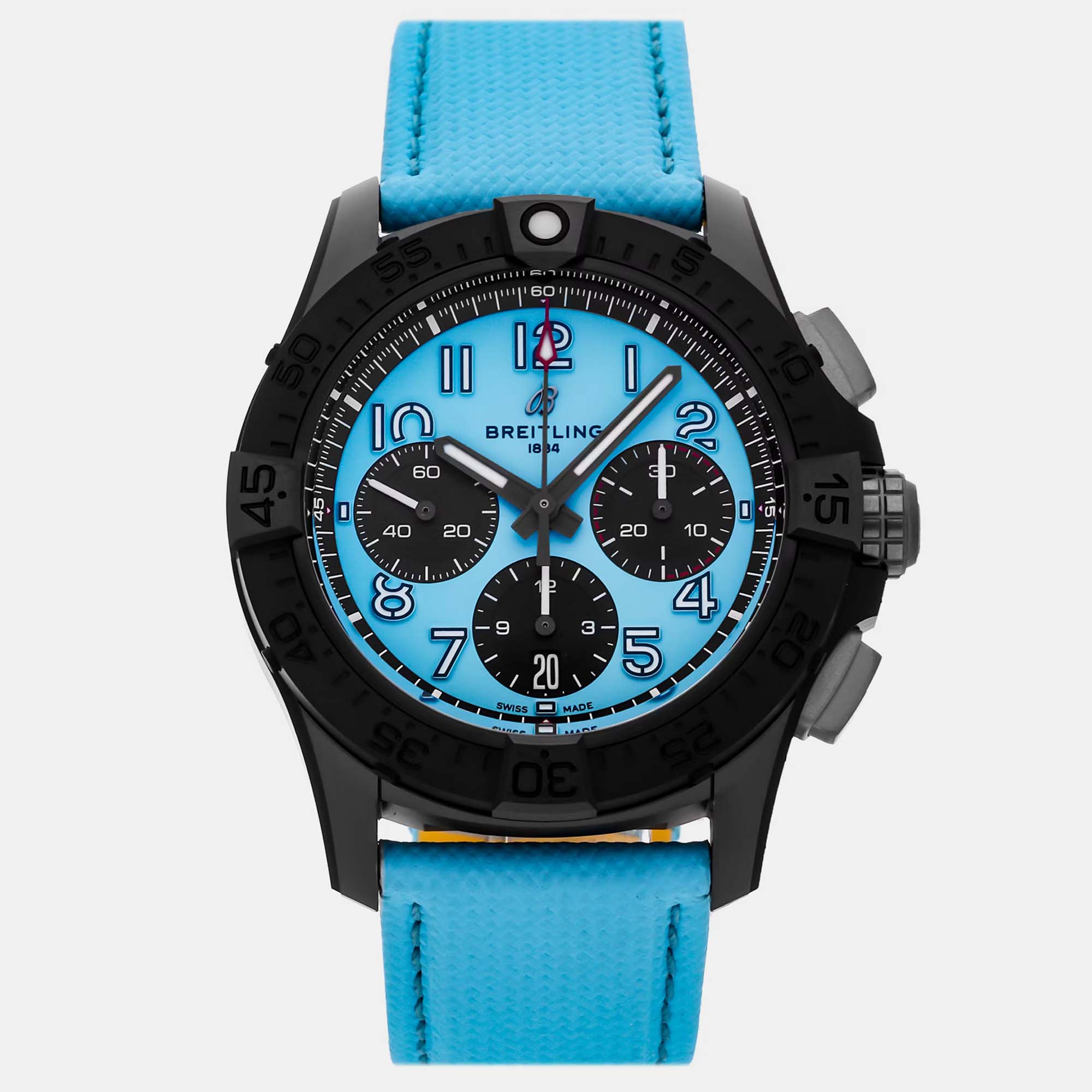 

Pre-Owned Breitling Avenger B01 Chronograph Night Mission SB0146101L1X1, Blue