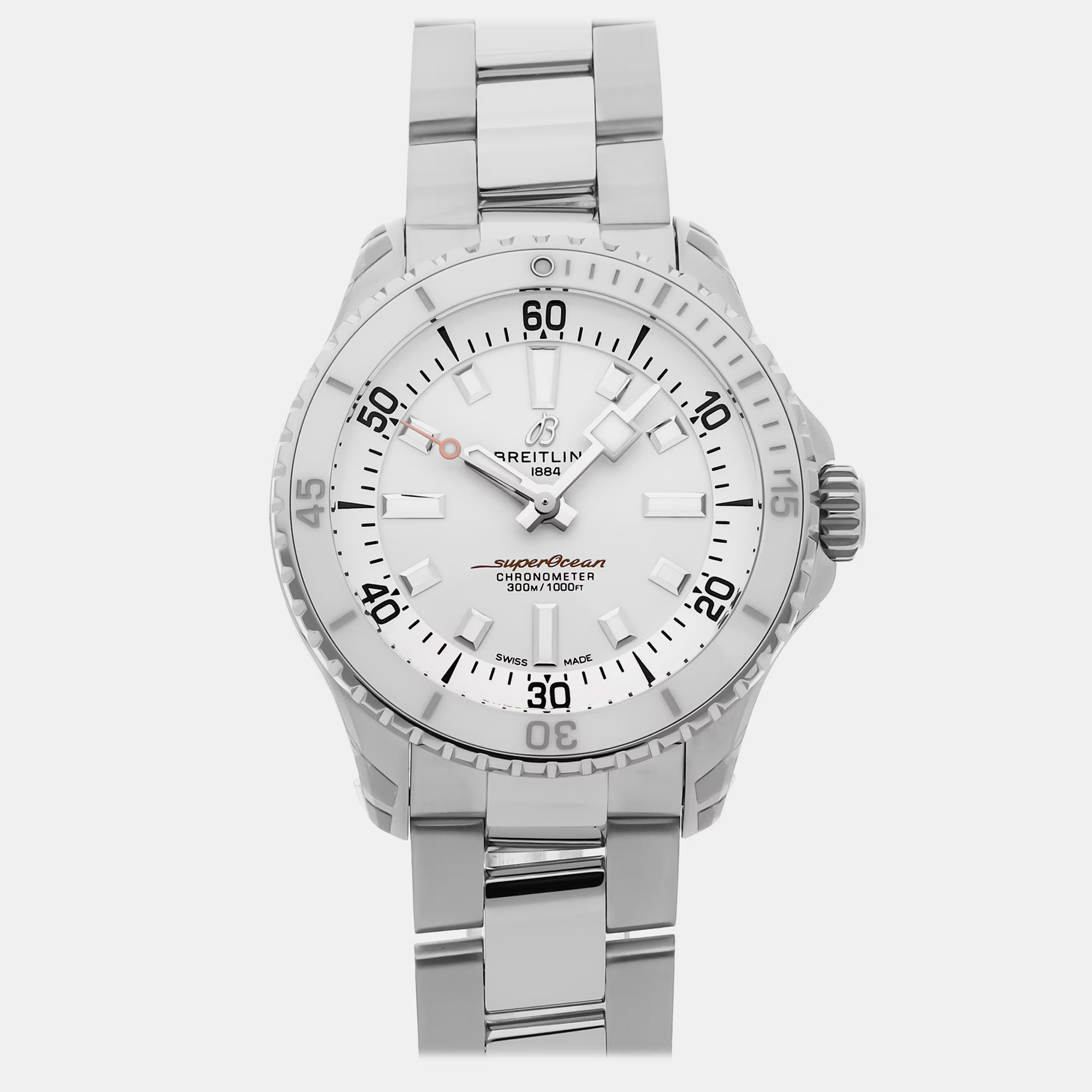 

Breitling Superocean A17377211A1A1 Automatic White Dial Stainless Steel Women's Wristwatch