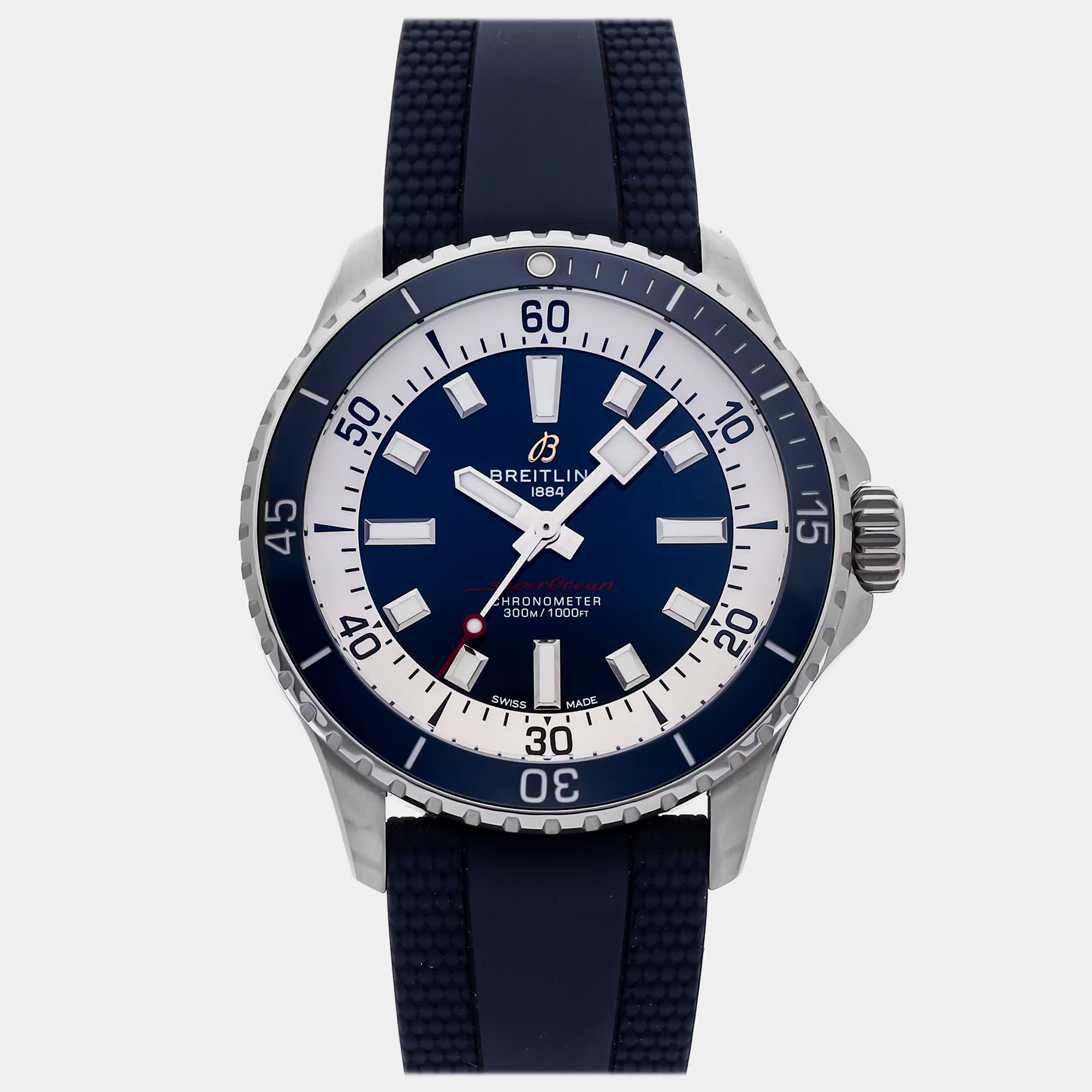 

Pre-Owned Breitling Superocean A17375E71C1S1 Automatic 42 mm, Blue