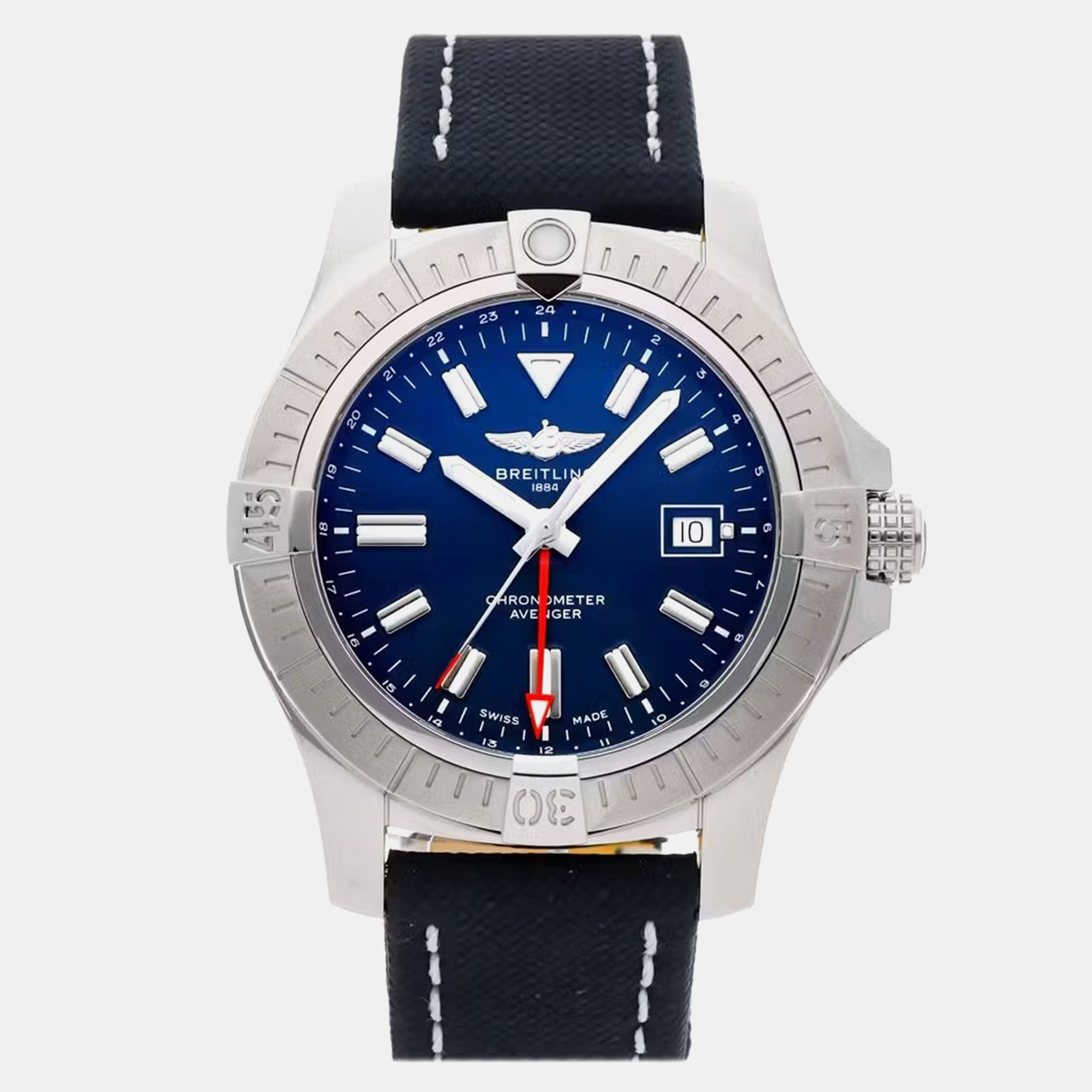 

Pre-Owned Breitling Avenger GMT A32395101C1X2, Blue