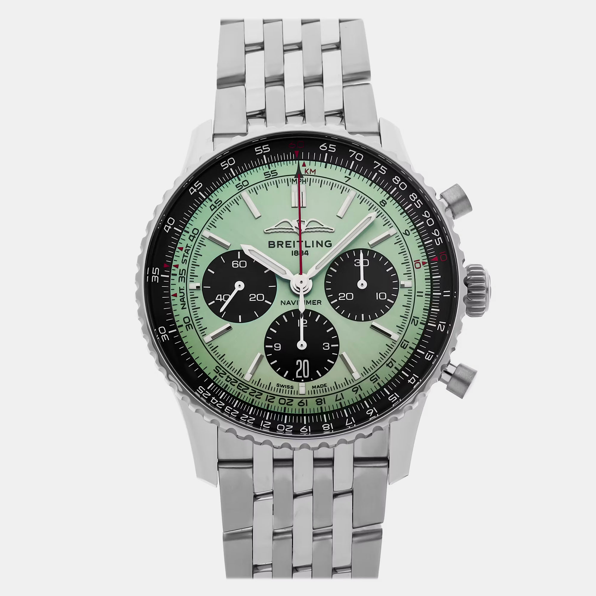 Pre-Owned Breitling Navitimer B01 Chronograph AB0138241L1A1 Automatic 43 mm