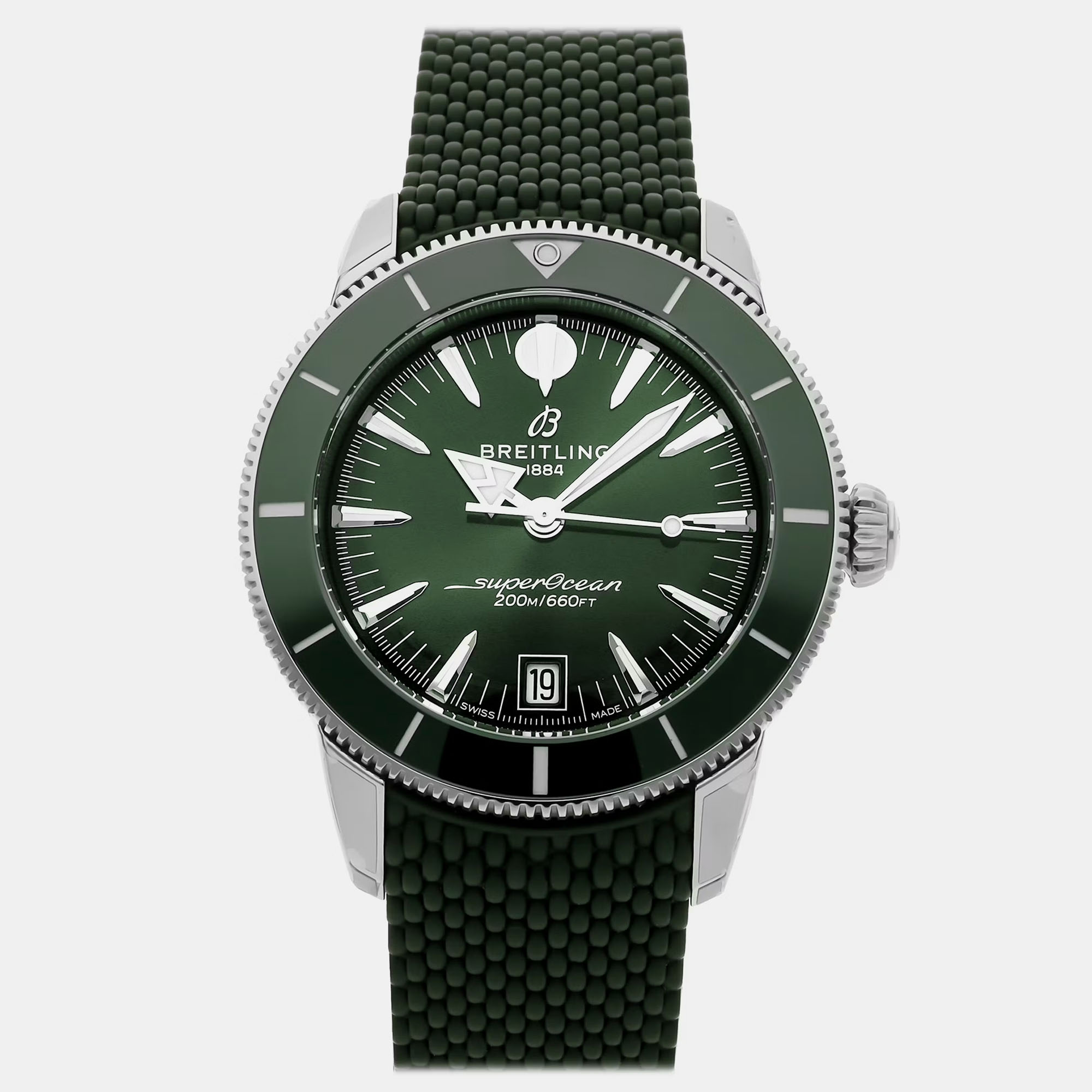 

Pre-Owned Breitling Superocean Heritage B31 AB3110361L1S1 40 mm, Green