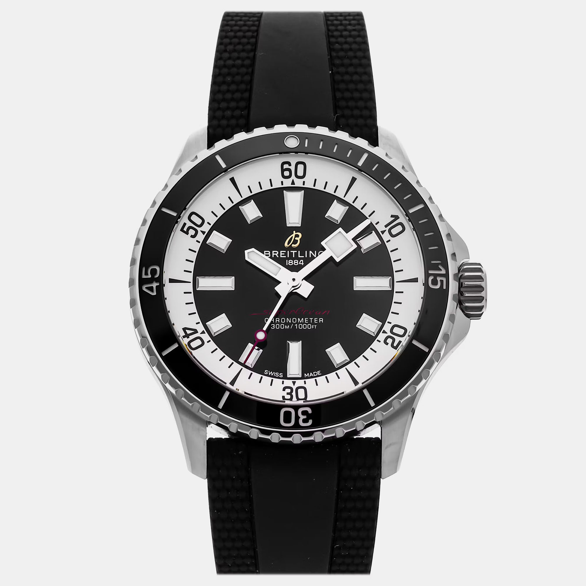 

Pre-Owned Breitling Superocean A17375211B1S1, Black