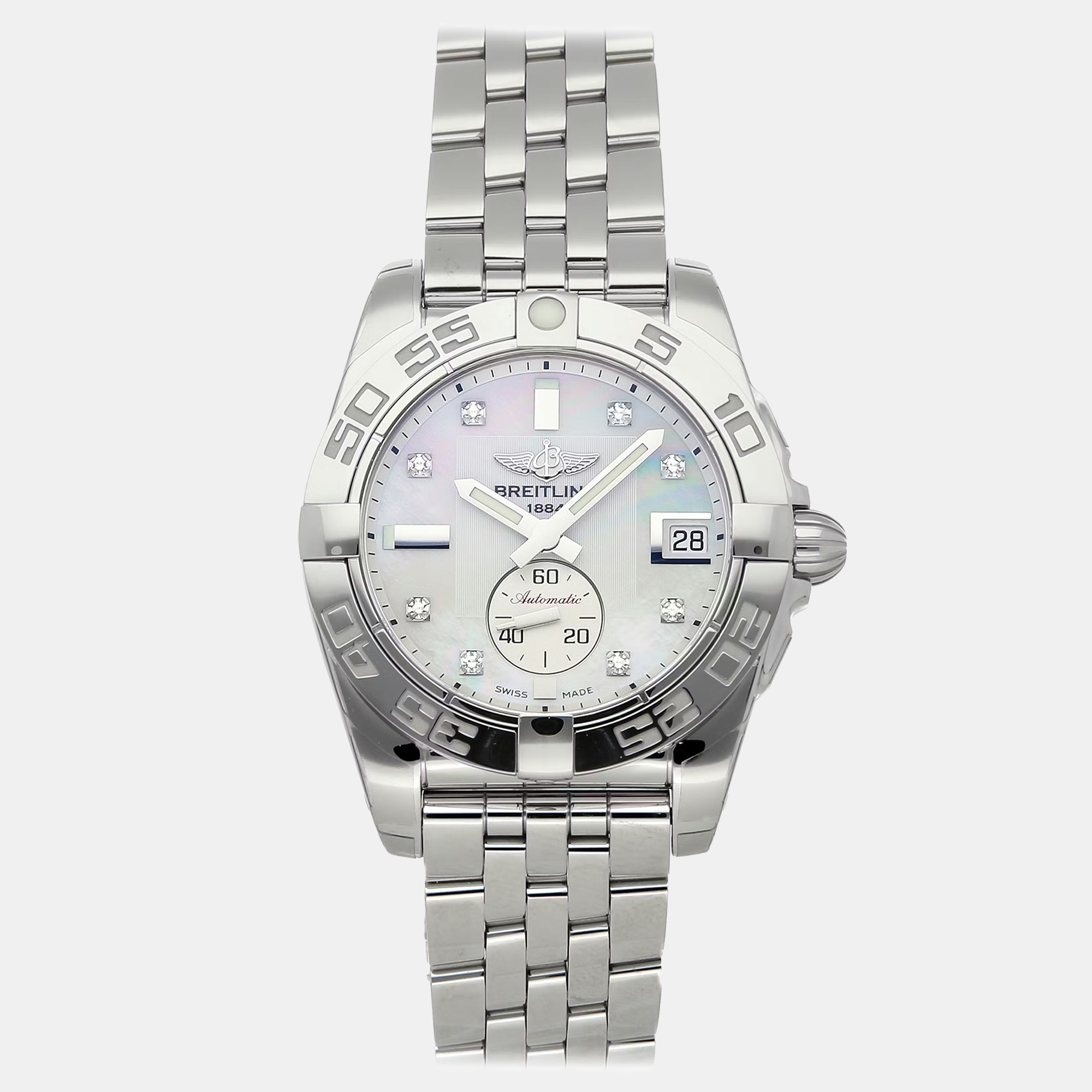 

Pre-Owned Breitling Galactic A37330121A1A1 36 mm, White