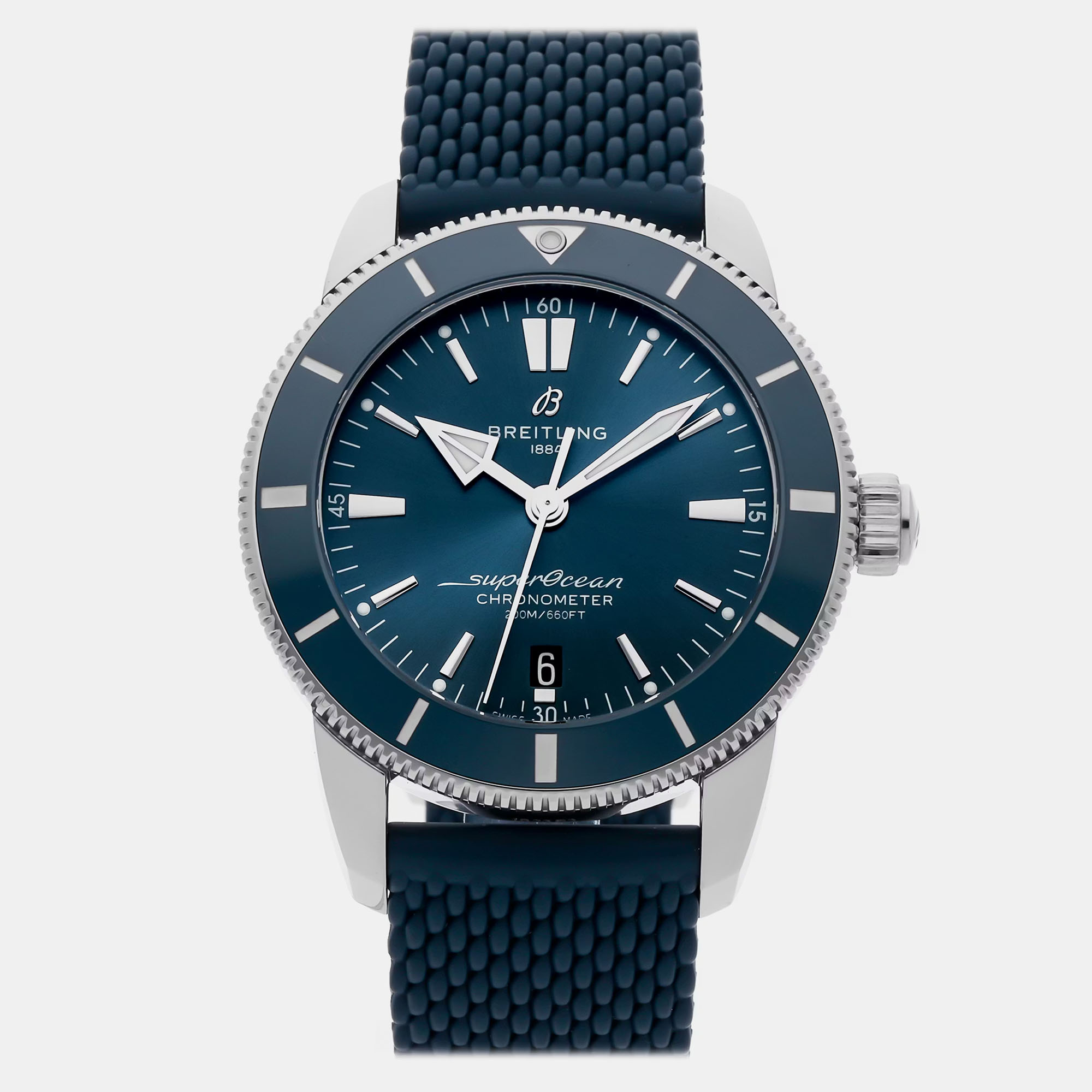 

Pre-Owned Breitling Superocean Heritage B20 AB2030161C1S1 Blue Automatic Stainless Steel Men's Wristwatch 44 MM