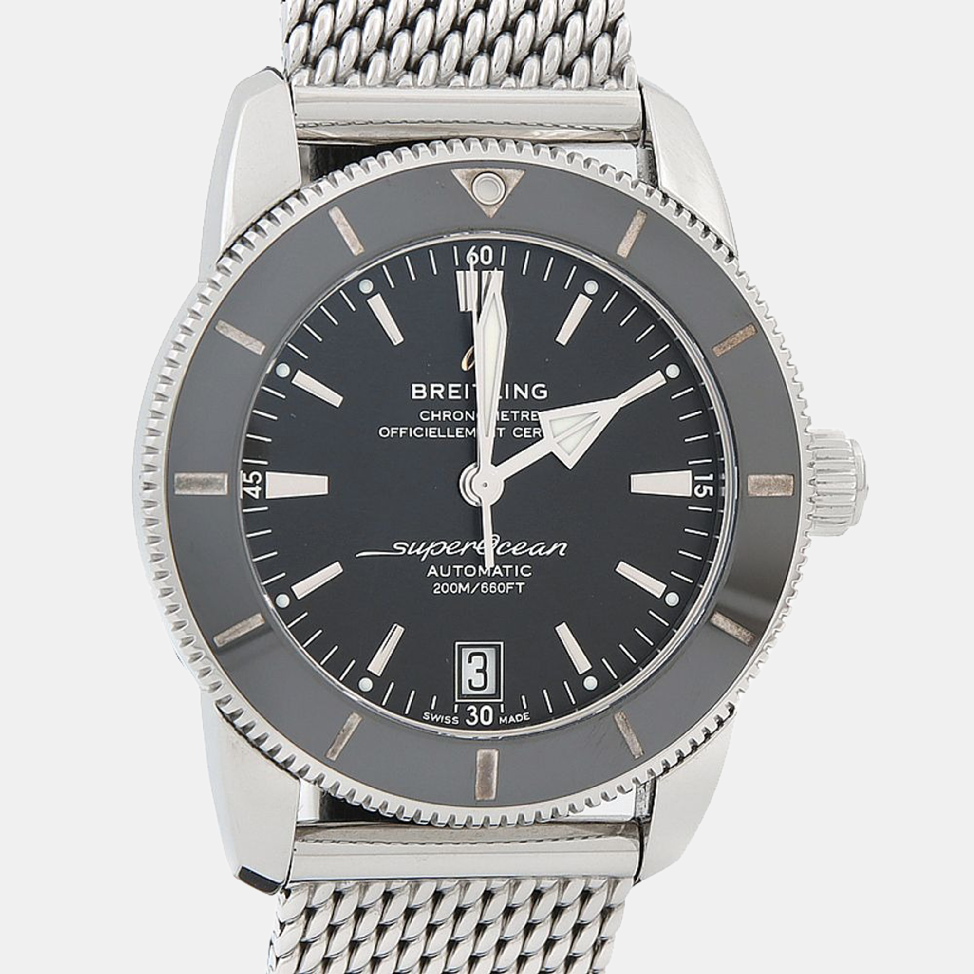 

Breitling Superocean Heritage AB2010 Automatic Black Stainless Steel Men's Wristwatch