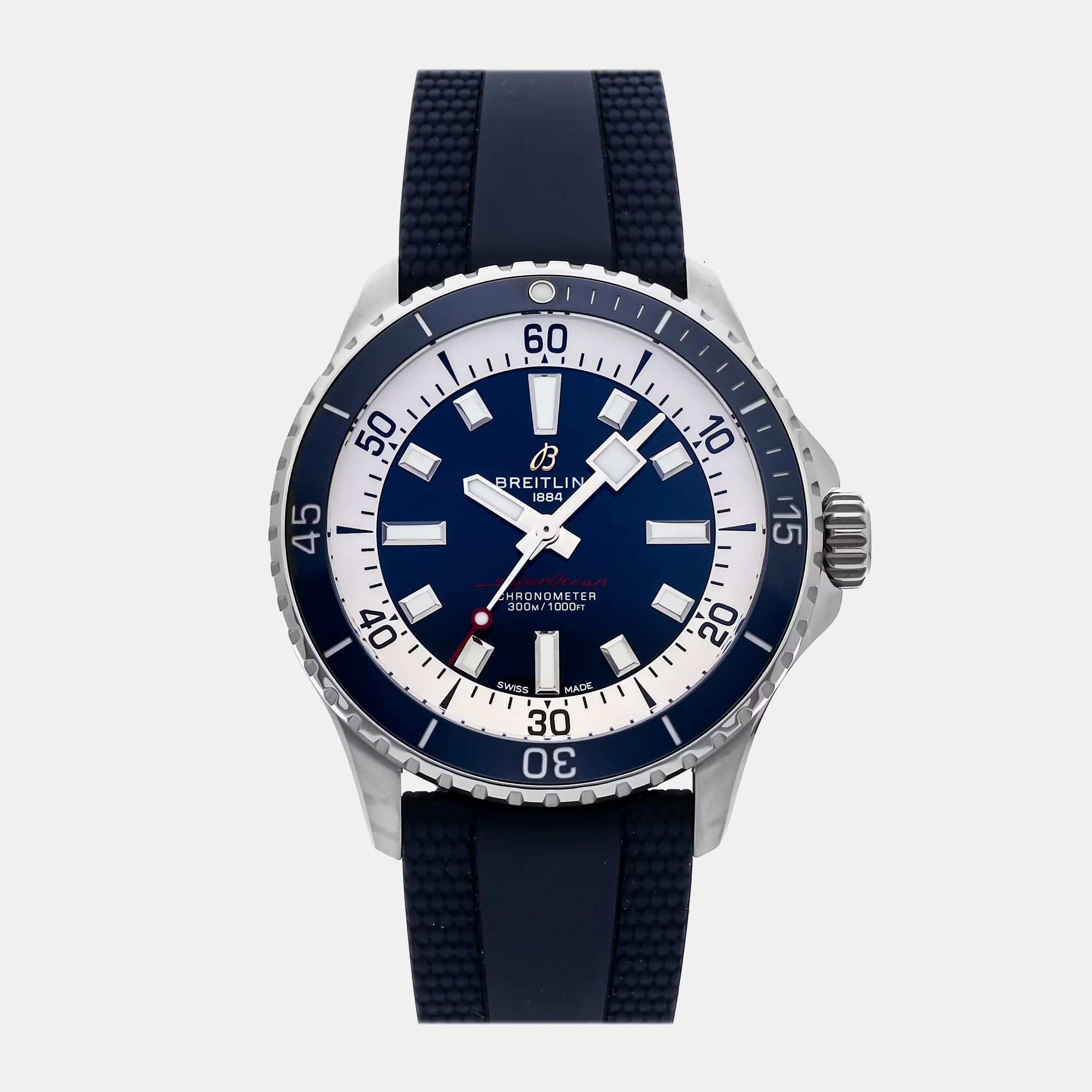 

Pre-Owned Breitling Superocean A17375E71C1S1, Blue