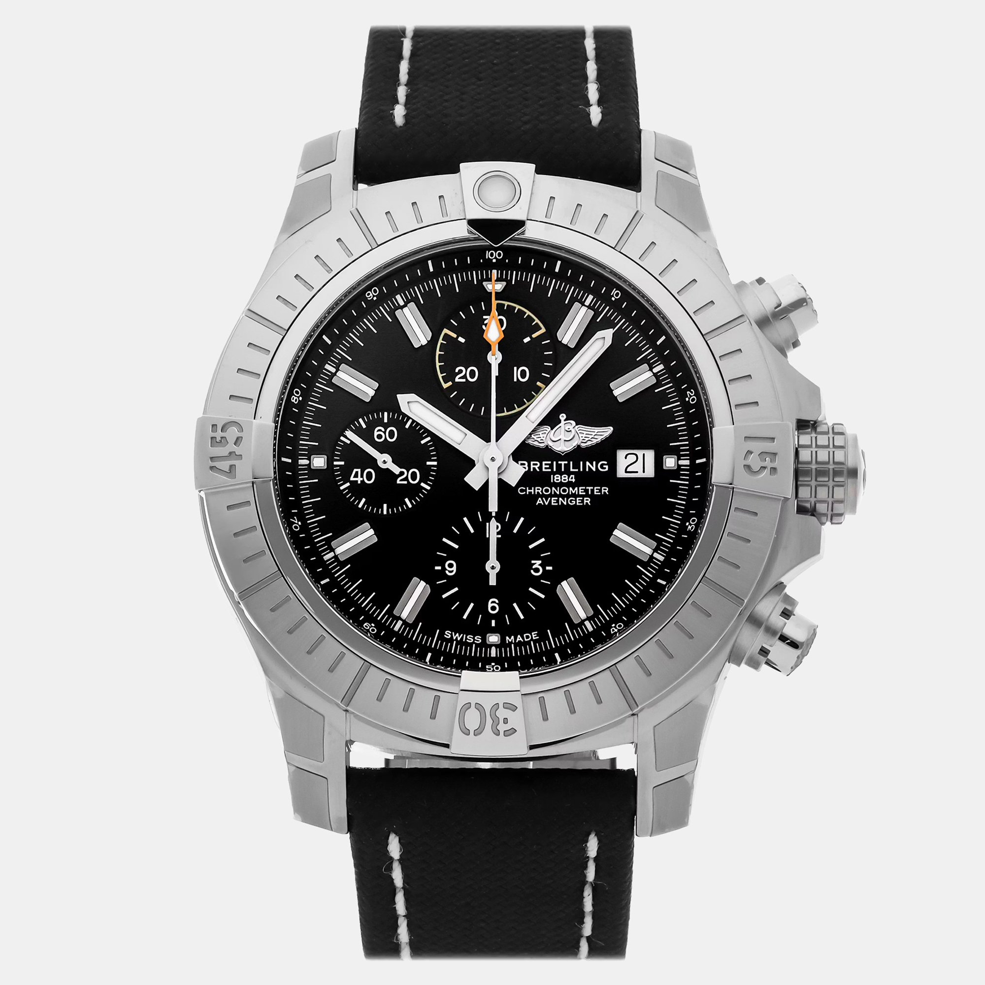

Pre-Owned Breitling Avenger Chronograph A13317101B1X1 45 mm, Black