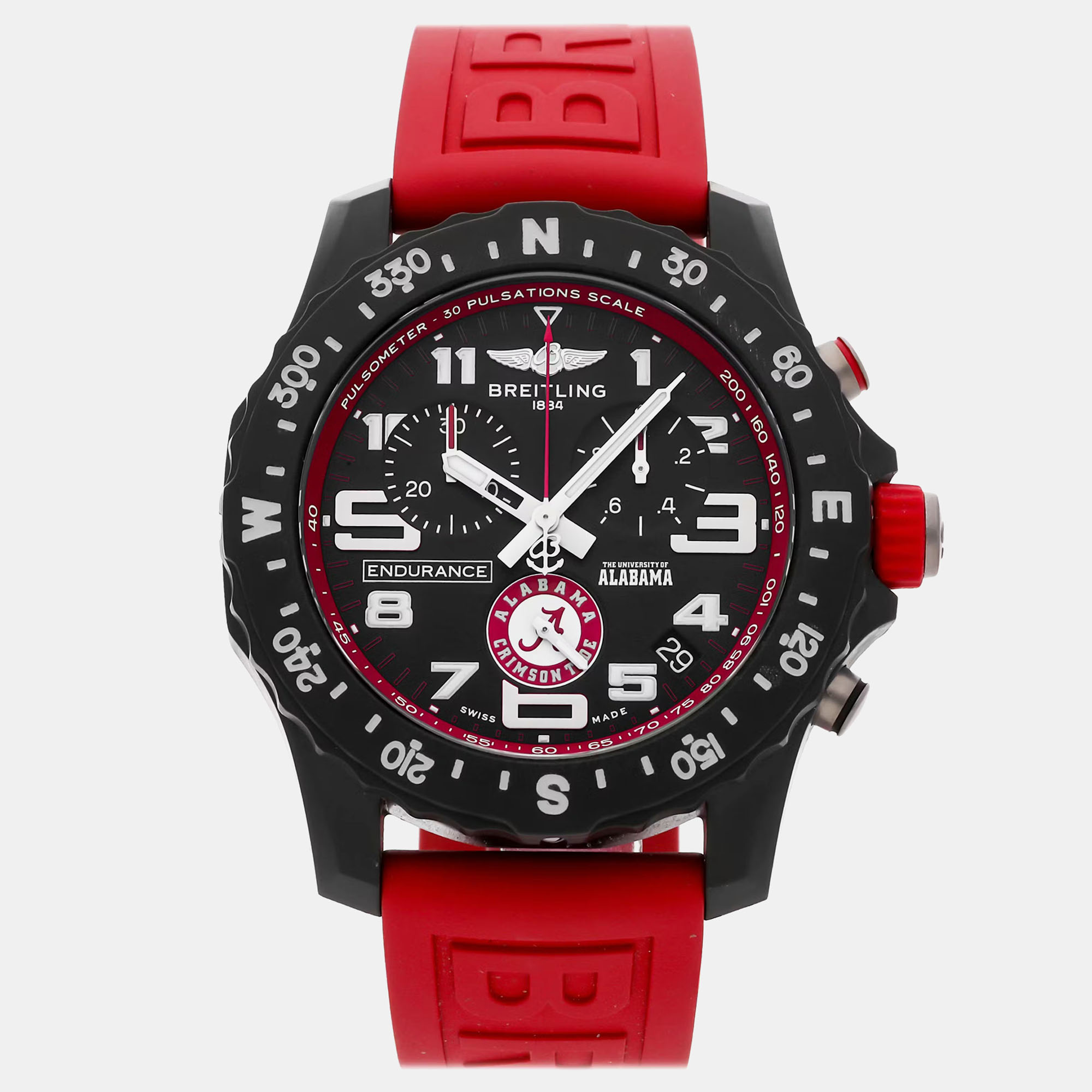 

Pre-Owned Breitling Endurance Pro University of Alabama X823102C1B1S1, Black