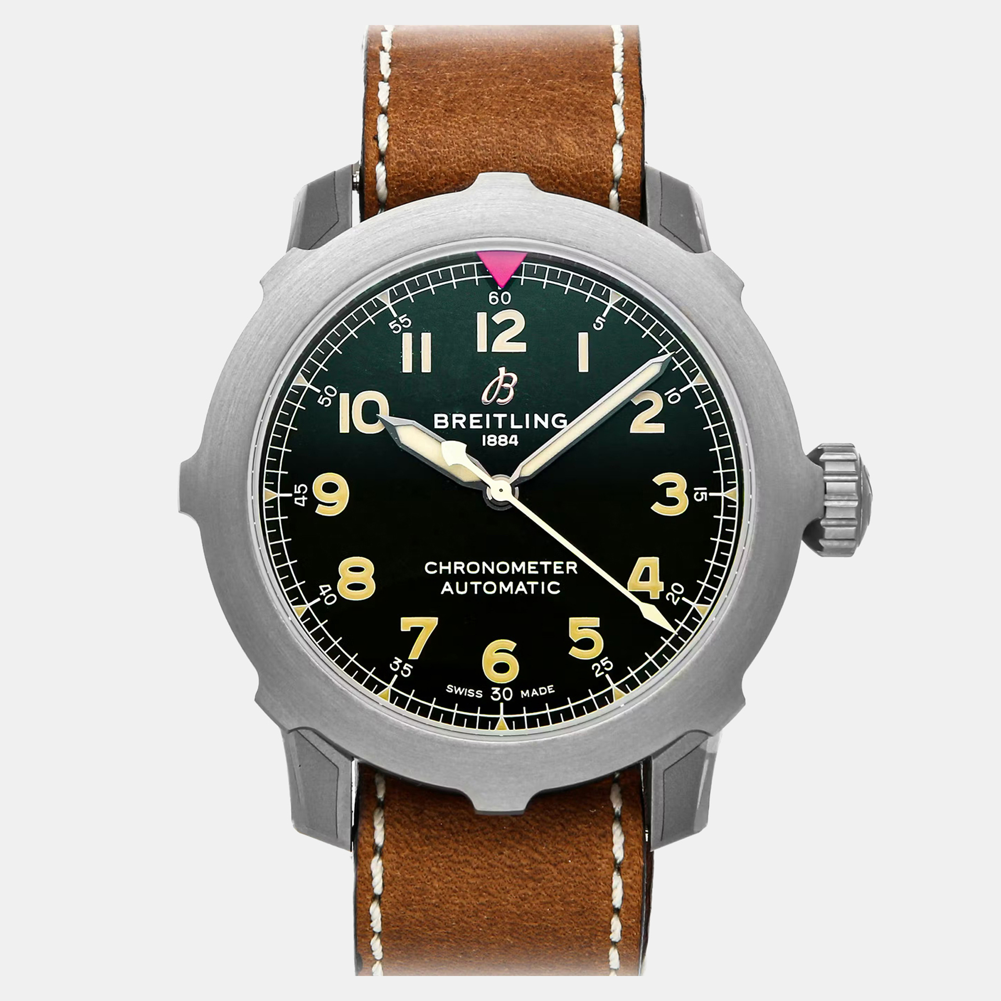 

Pre-Owned Breitling Aviator Super 8 B20 EB2040101L1X1 Automatic 46 mm, Green