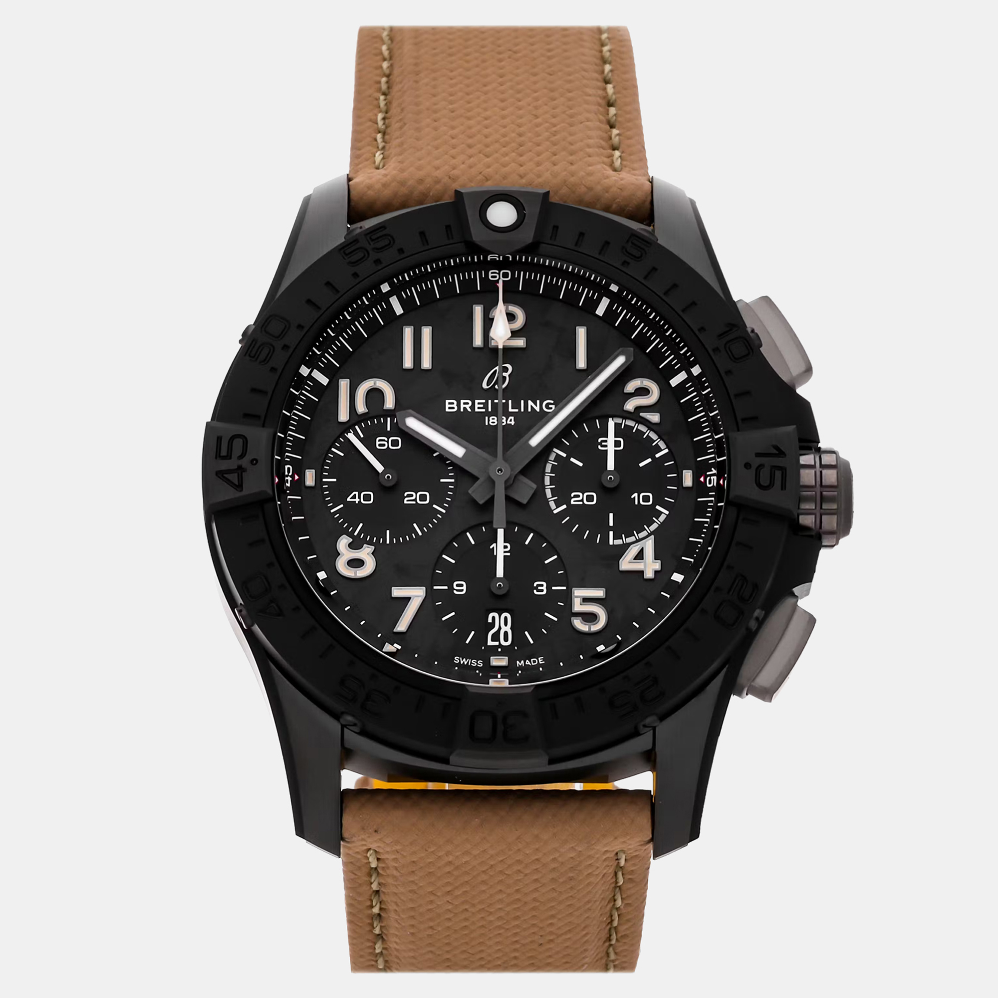 

Pre-Owned Breitling Avenger B01 Chronograph Night Mission SB0146101B1X1 Automatic 42 mm, Black