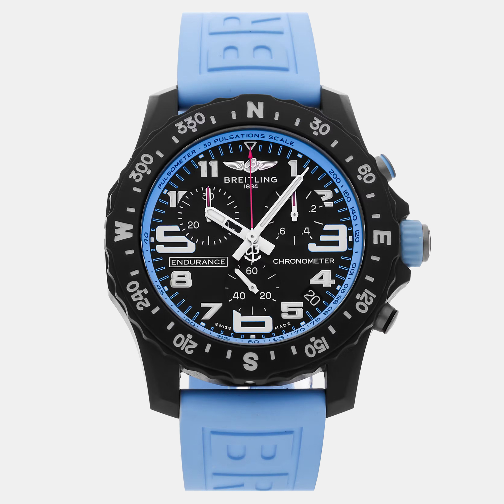 

Pre-Owned Breitling Endurance Pro X82310281B1S1 Black Quartz Breitlight Men's Wristwatch 44 MM