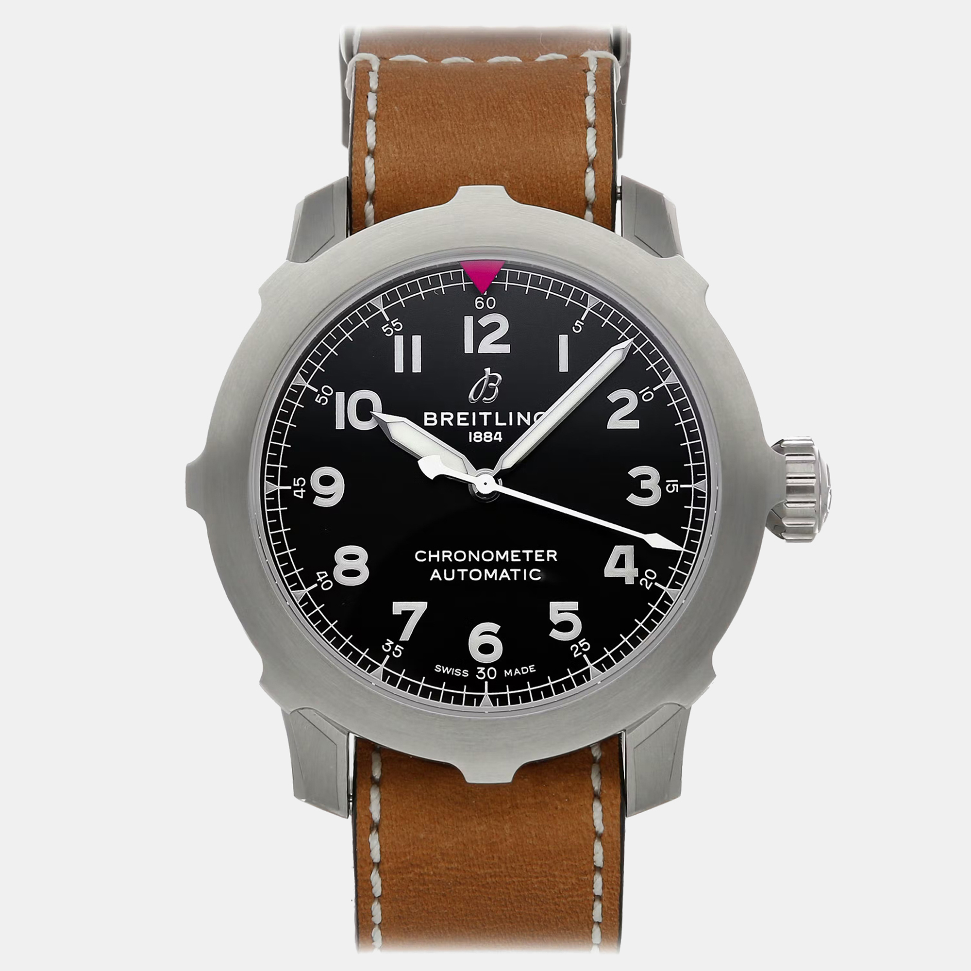 

Pre-Owned Breitling Aviator Super 8 B20 AB2040101B1X1, Black