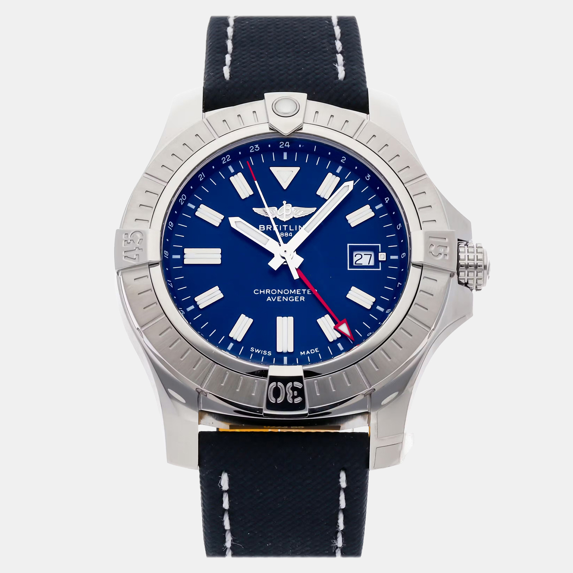 

Pre-Owned Breitling Avenger A32395101C1X1, Blue