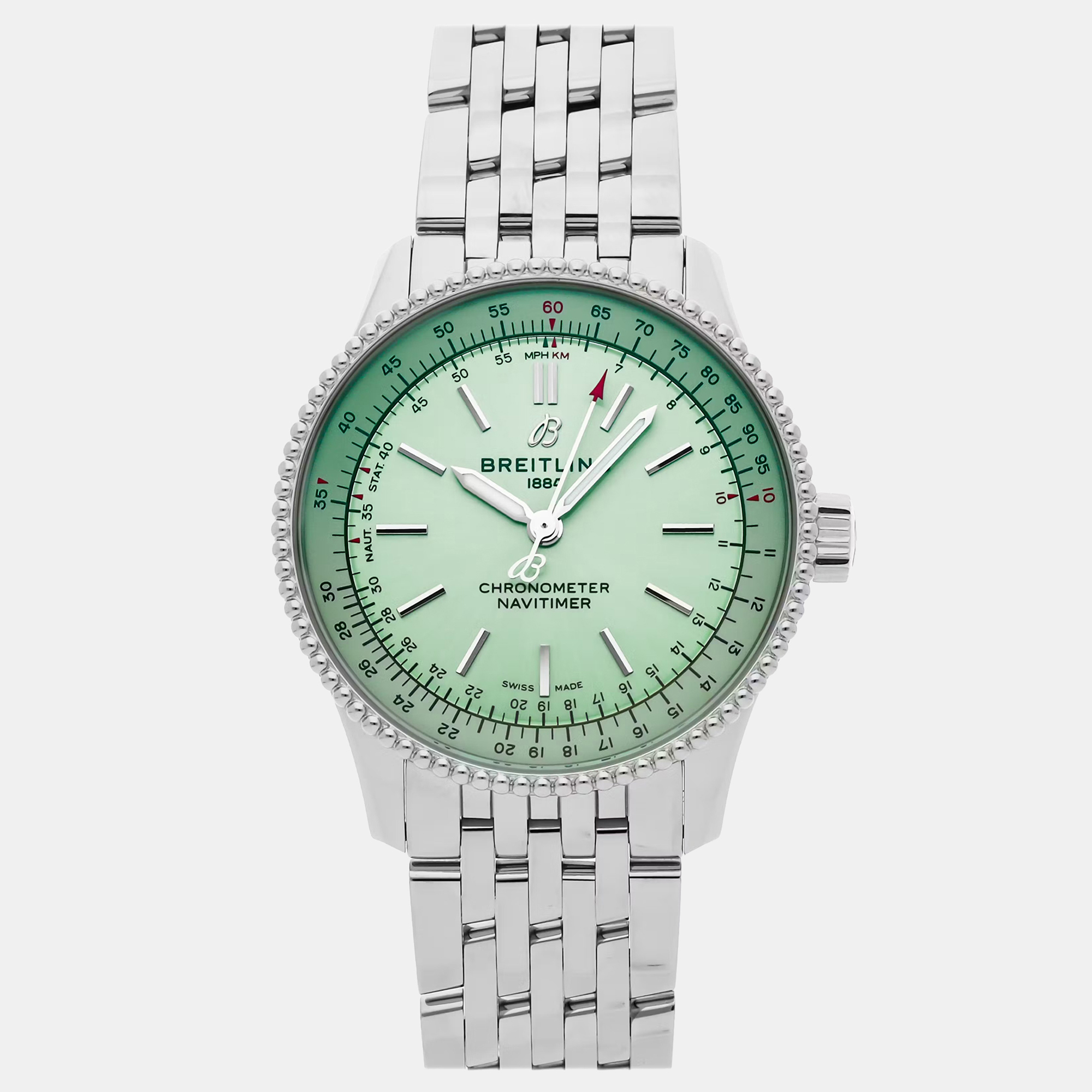 

Pre-Owned Breitling Navitimer A17395361L1A1, Green