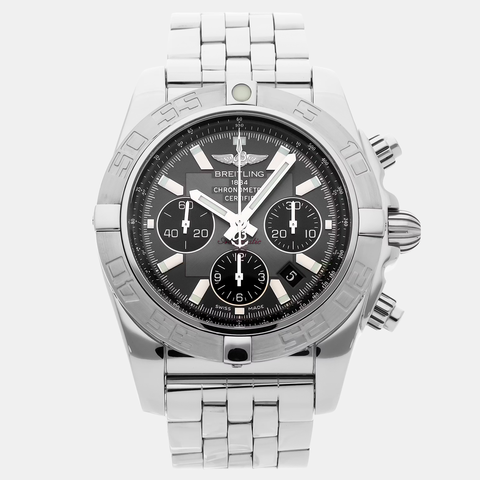 

Pre-Owned Breitling Chronomat AB011011/F546 Automatic 44 mm, Grey