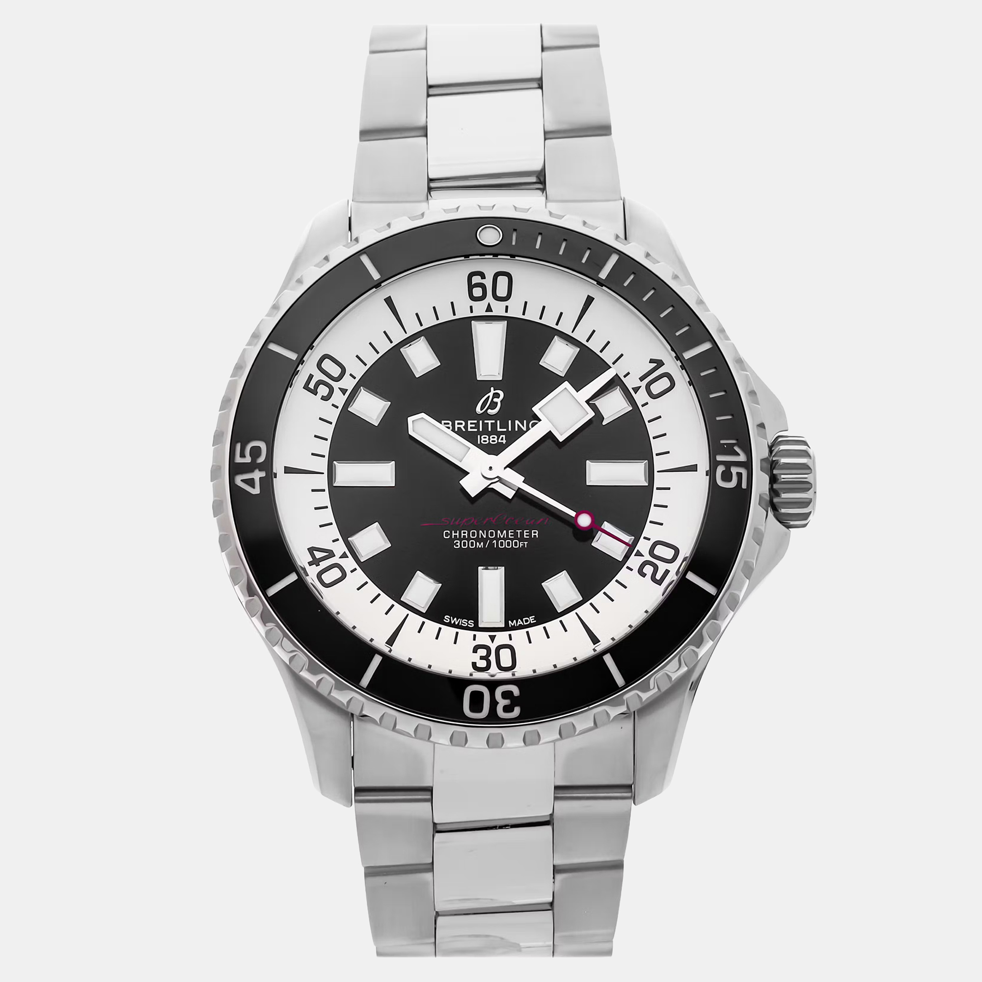 

Pre-Owned Breitling Superocean A17376211B1A1 Automatic 44 mm, Black